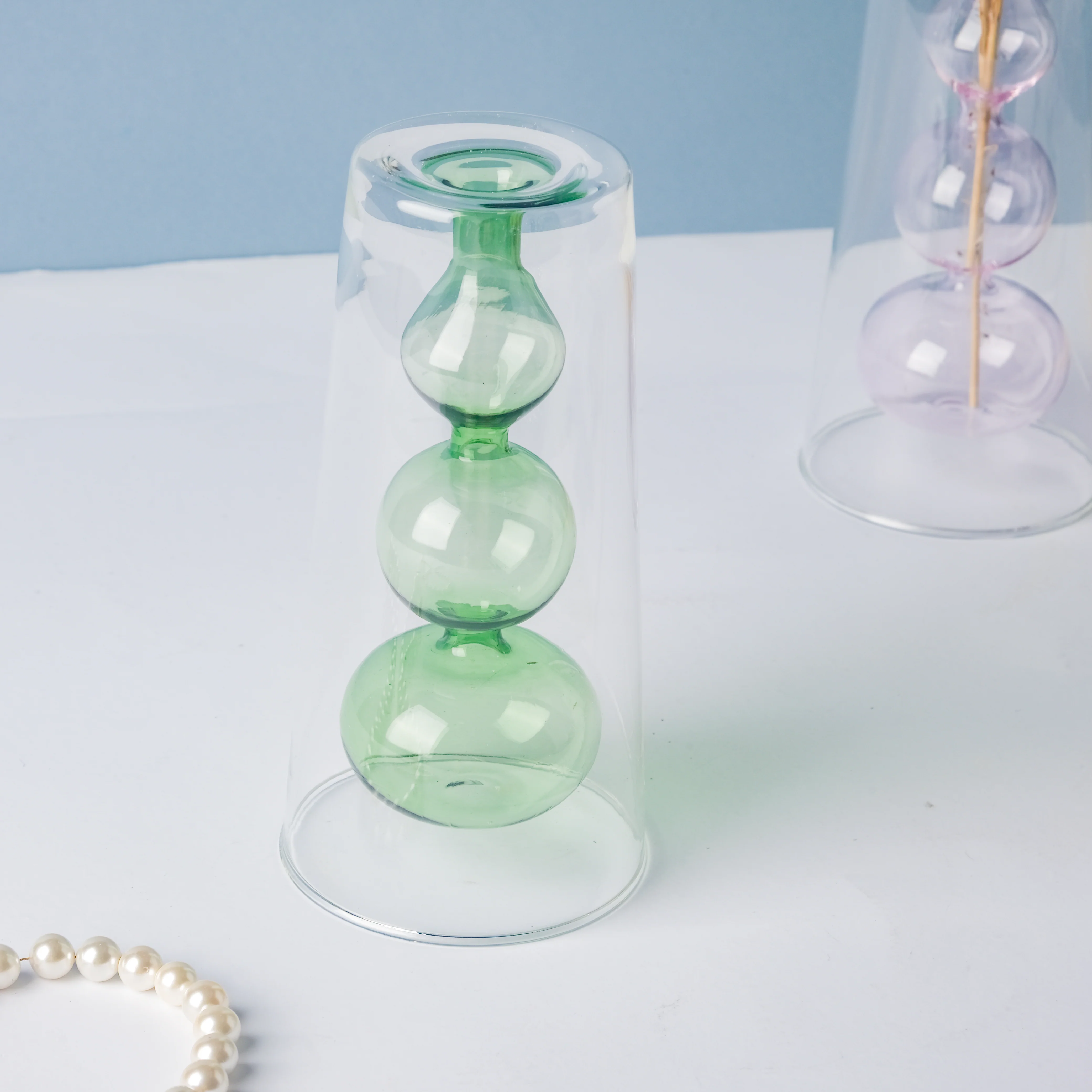 Fancy Glass Vase - Image 6