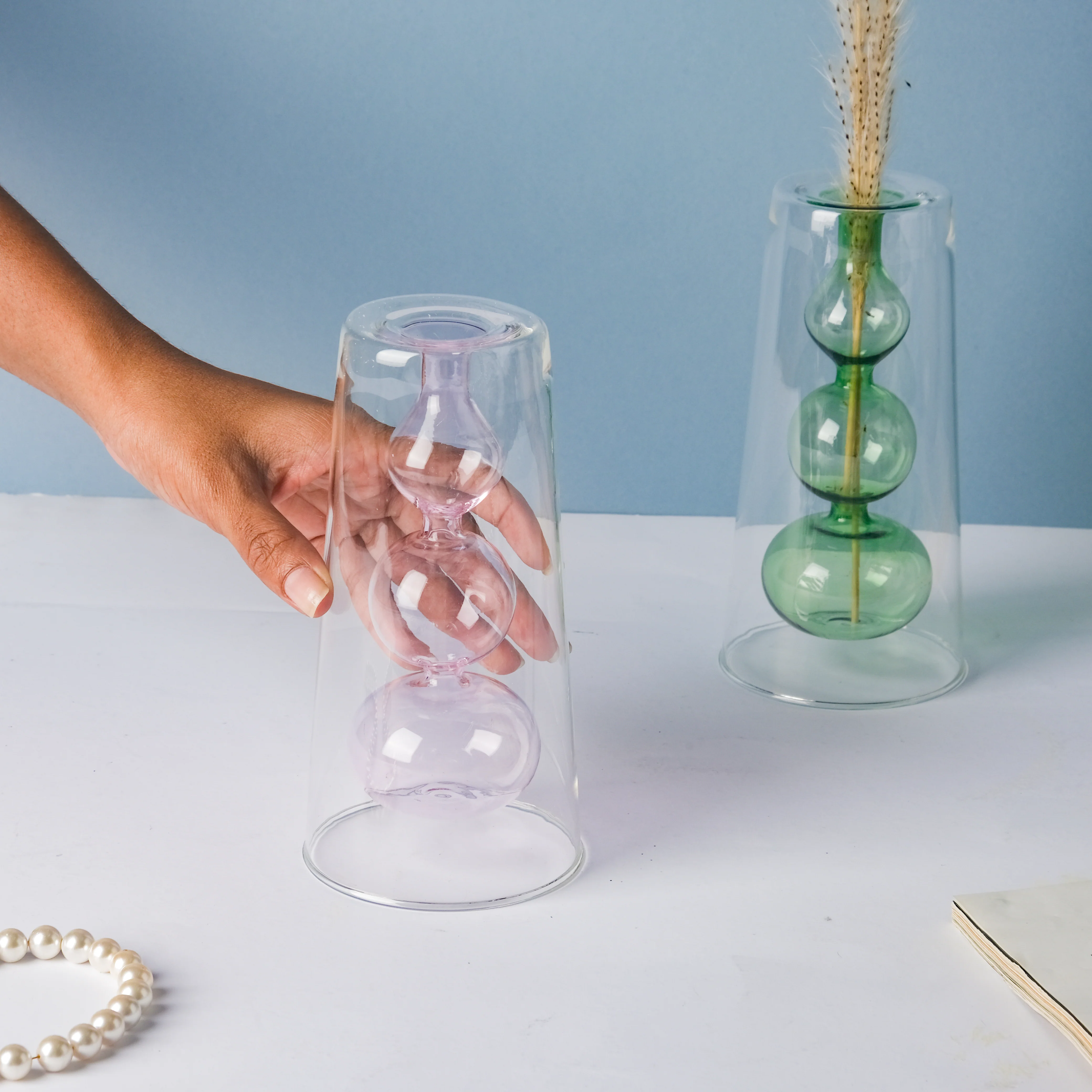 Fancy Glass Vase - Image 7