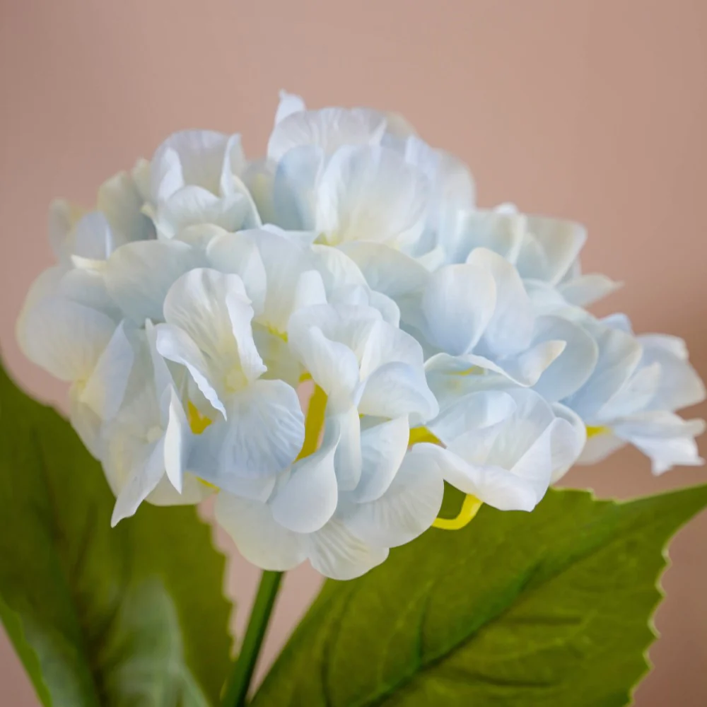 Faux Hydrangea Flower Blue - Image 4