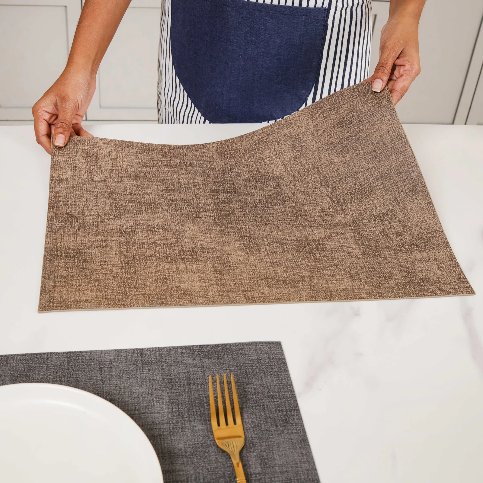Faux Leather Table Mat Set of 2 - Image 11