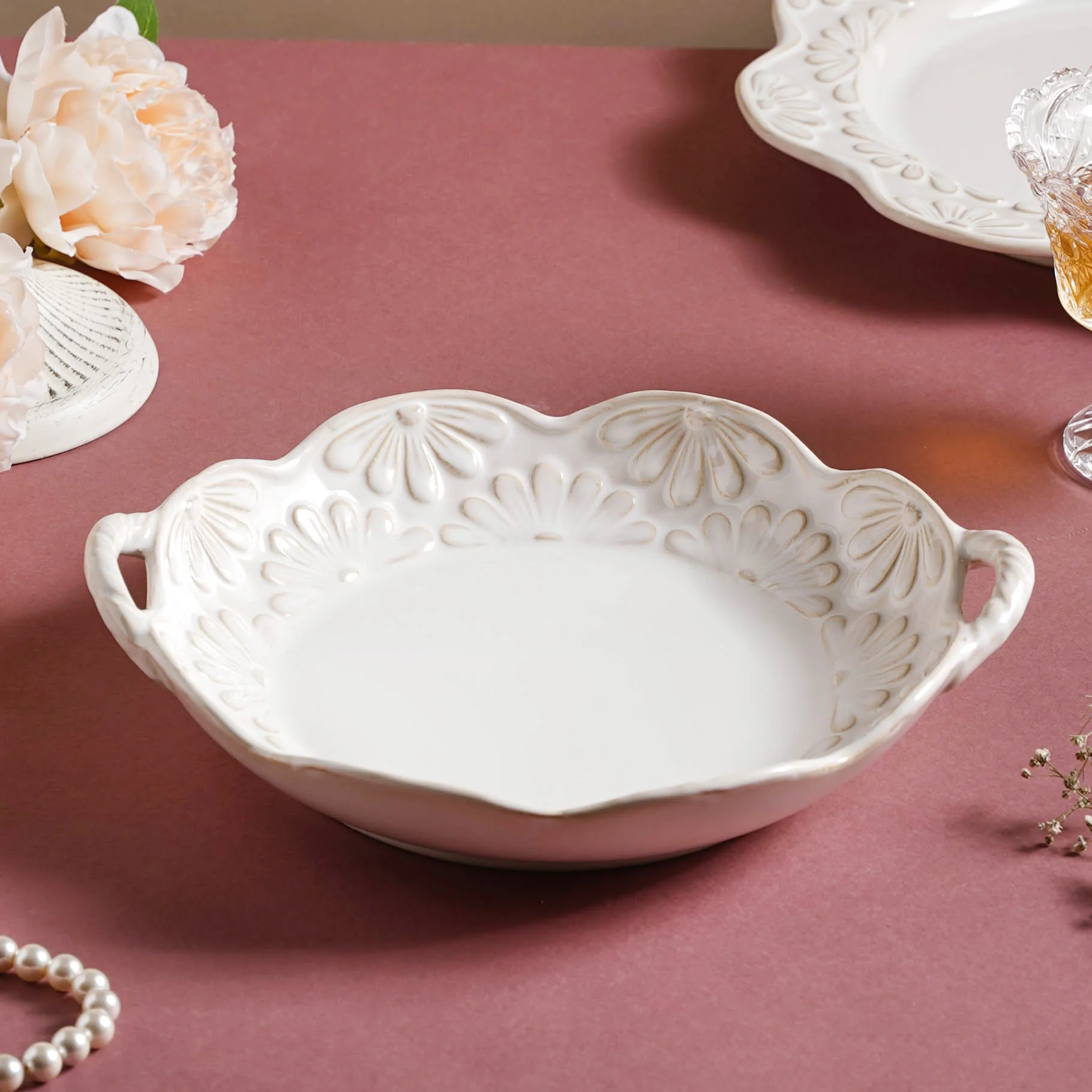 Faye Bowl With Handle 9 Inch 500 ml - Image 7