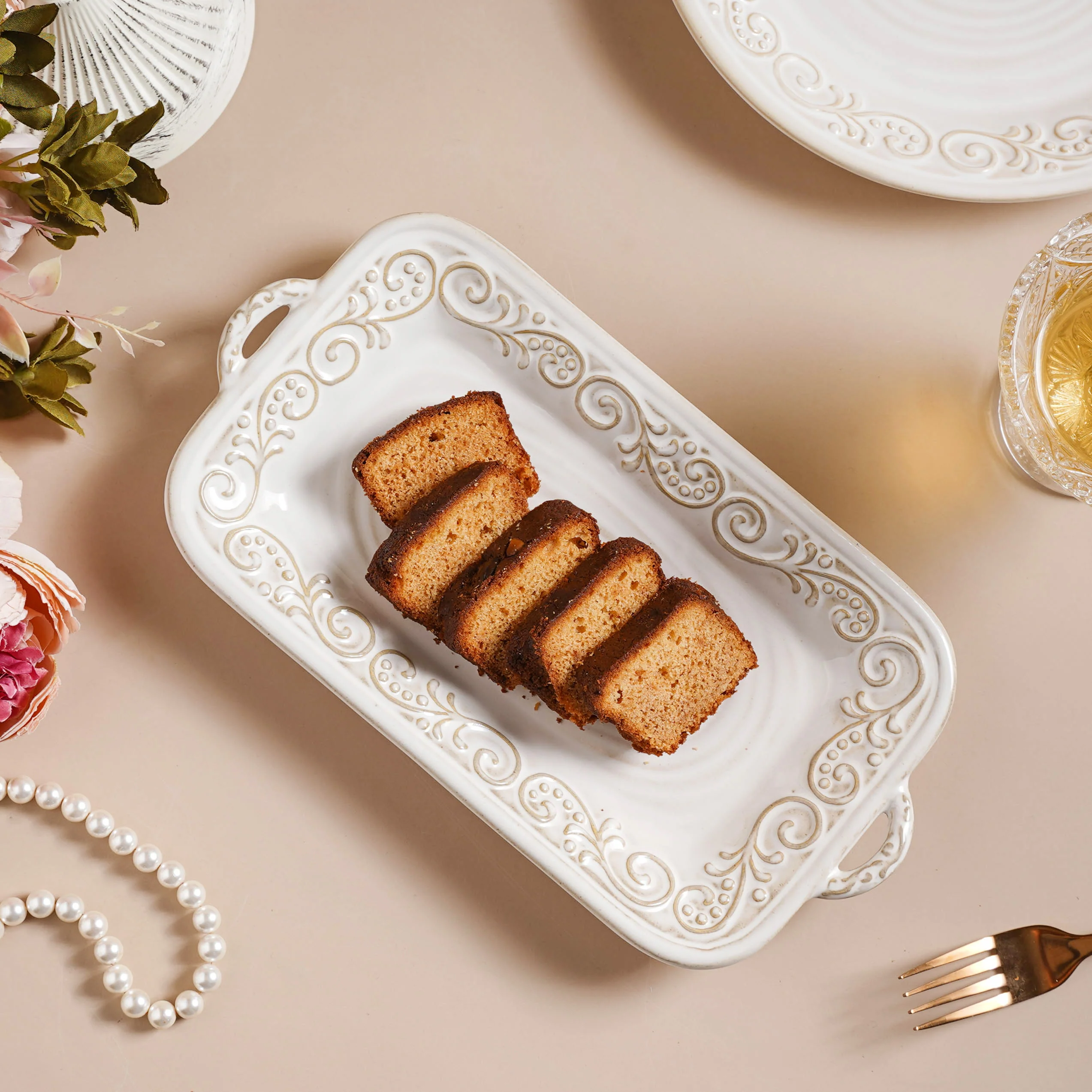 Faye Rectangular Baking Plate 10 Inch - Image 2