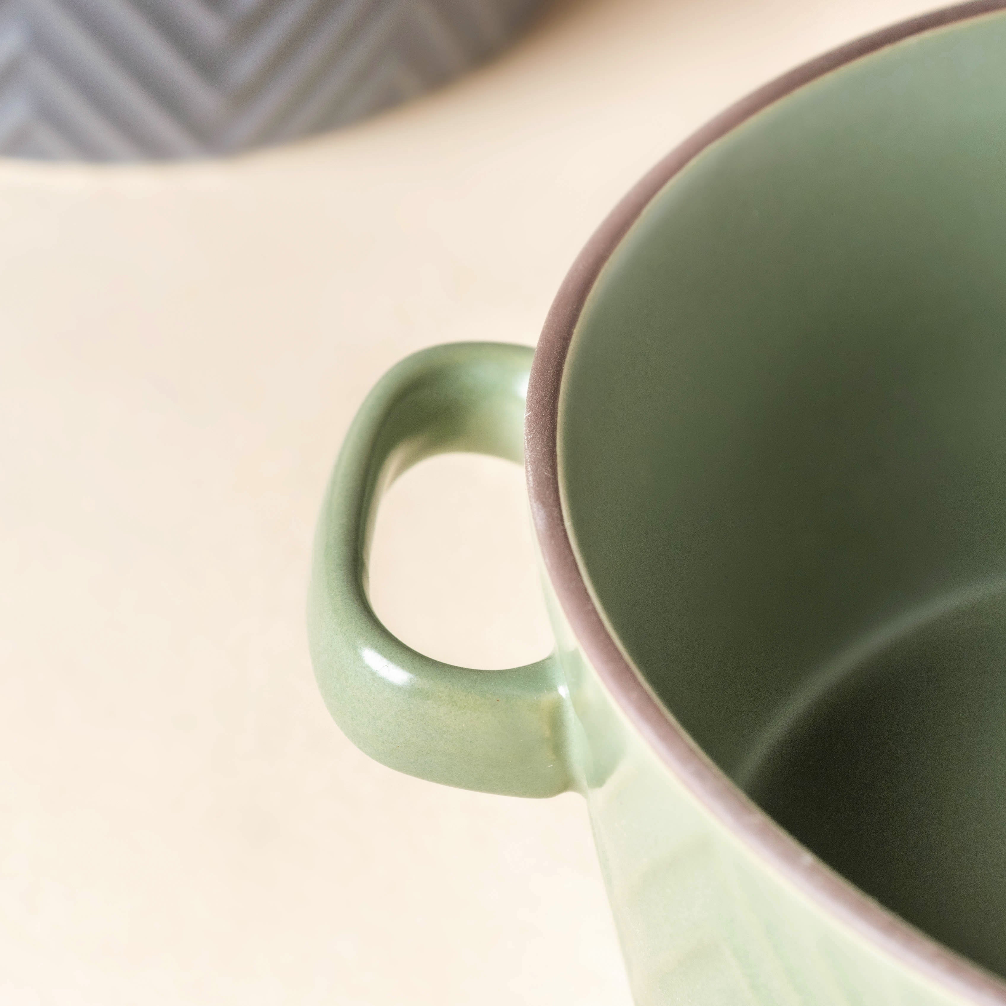 Fern Green Textured Noodle Bowl - Image 3