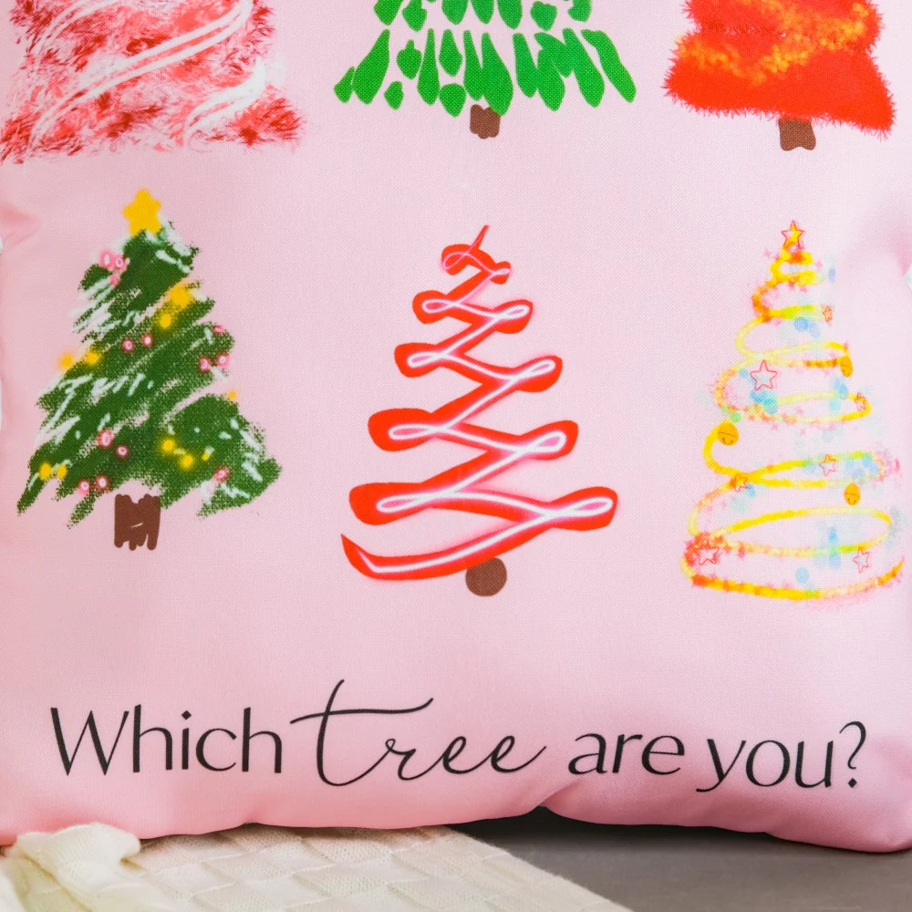 Festive Tree Cushion Cover 16 X 16 Inch - Image 5