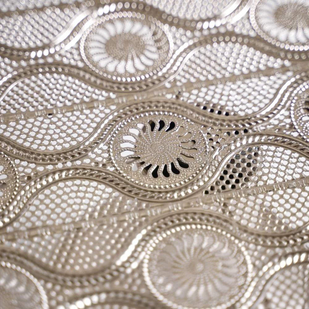 Filigree Metal Cake Stand Silver - Image 11