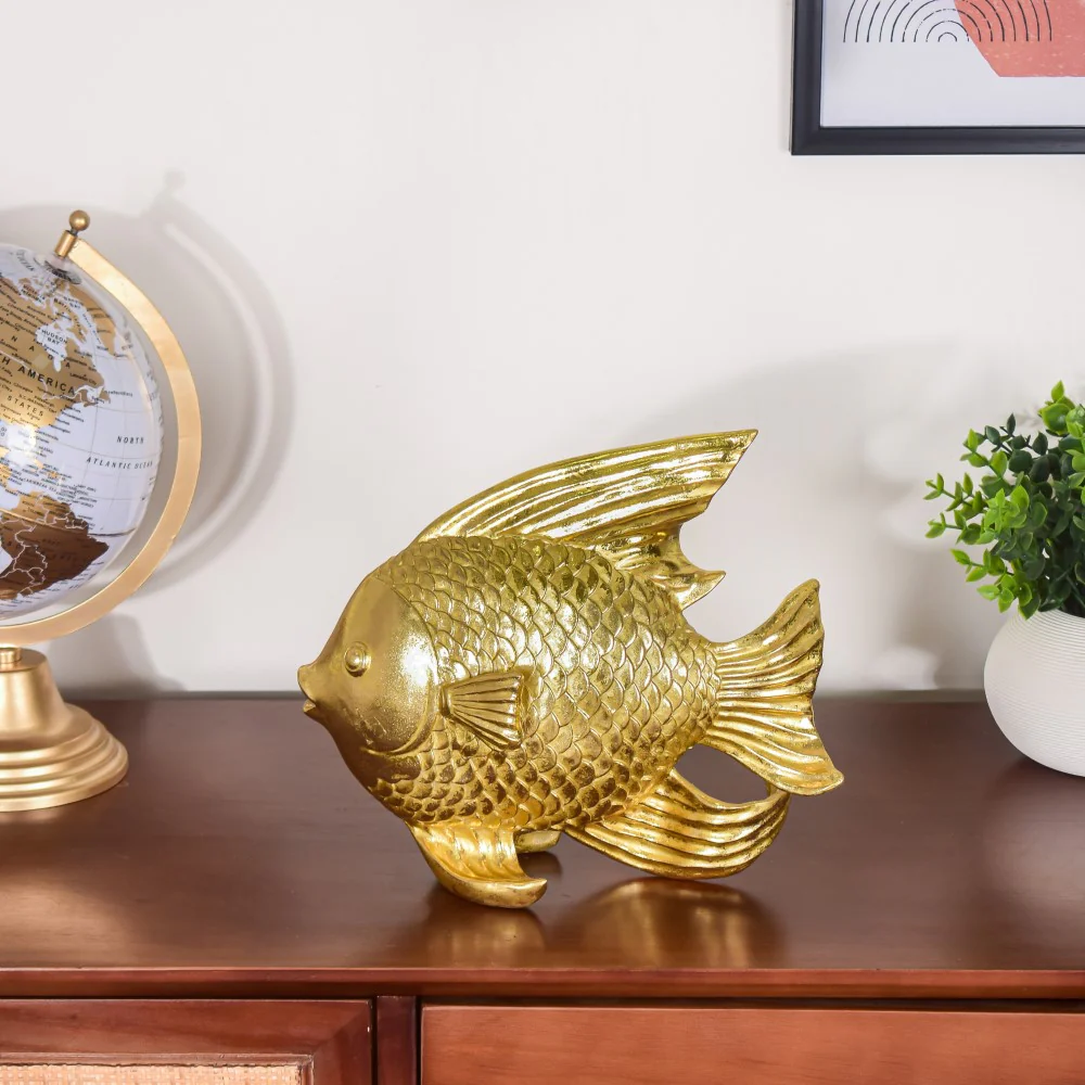 Fish Table Decor Gold - Image 3