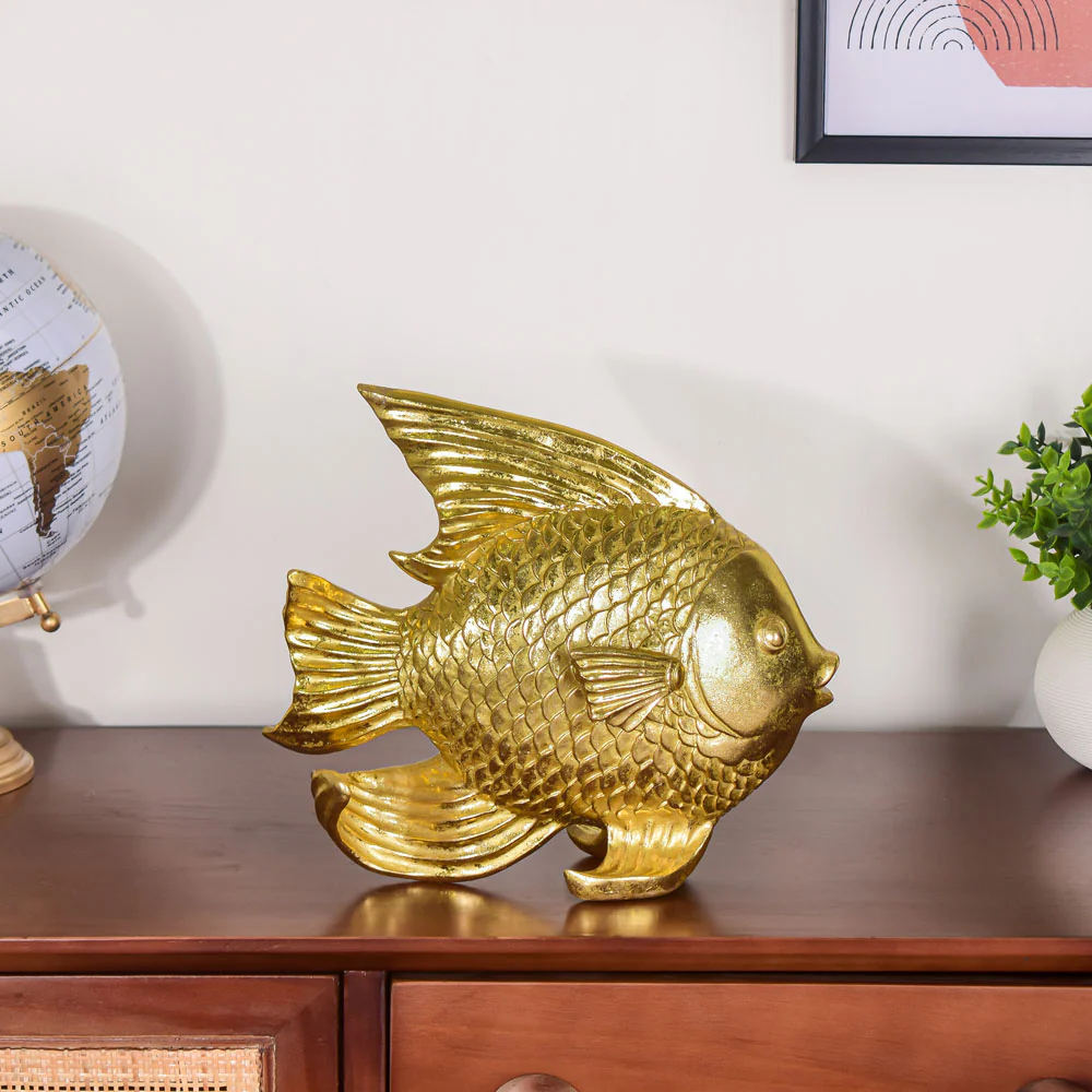 Fish Table Decor Gold - Image 7