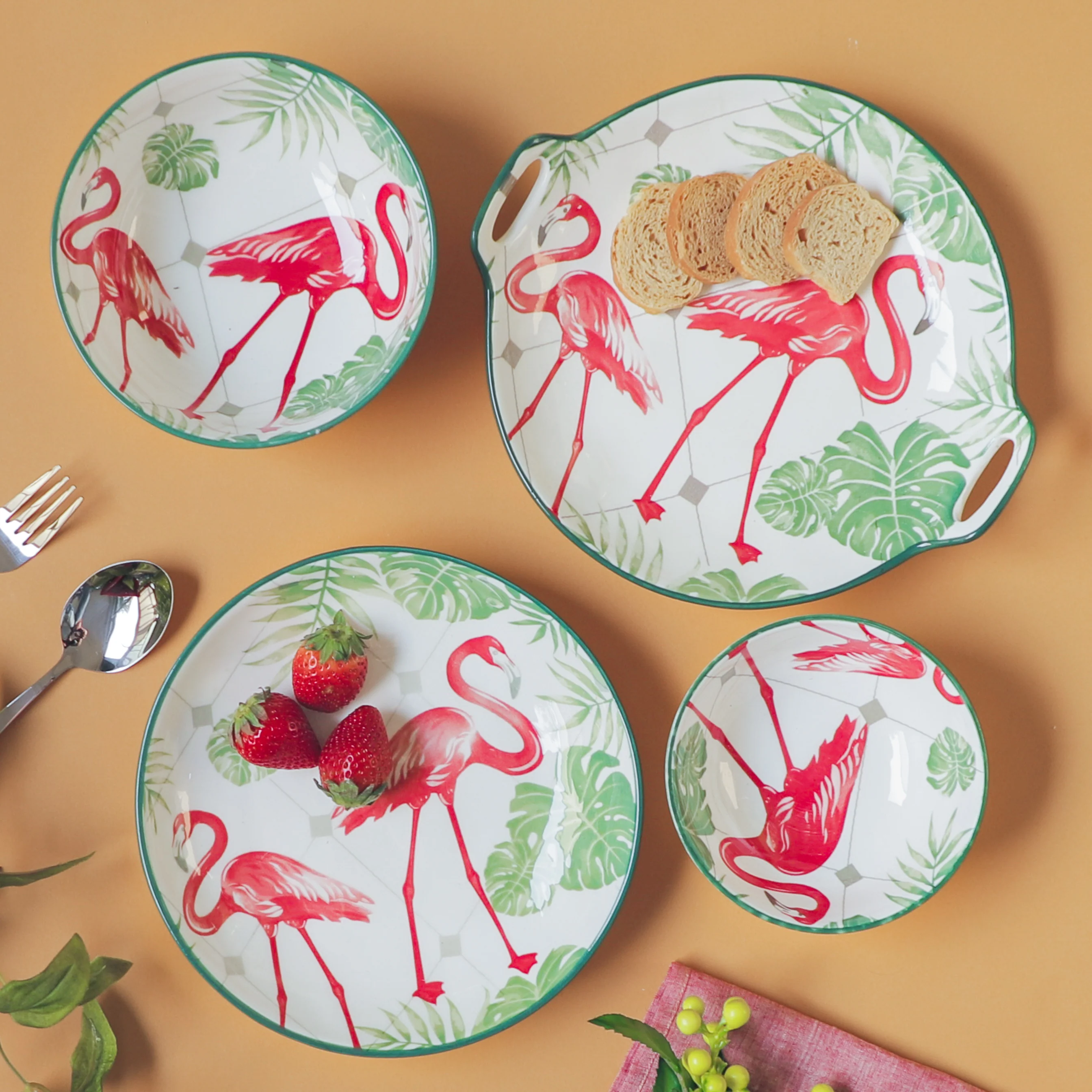 Flamingo Crockery Fiesta - Image 4