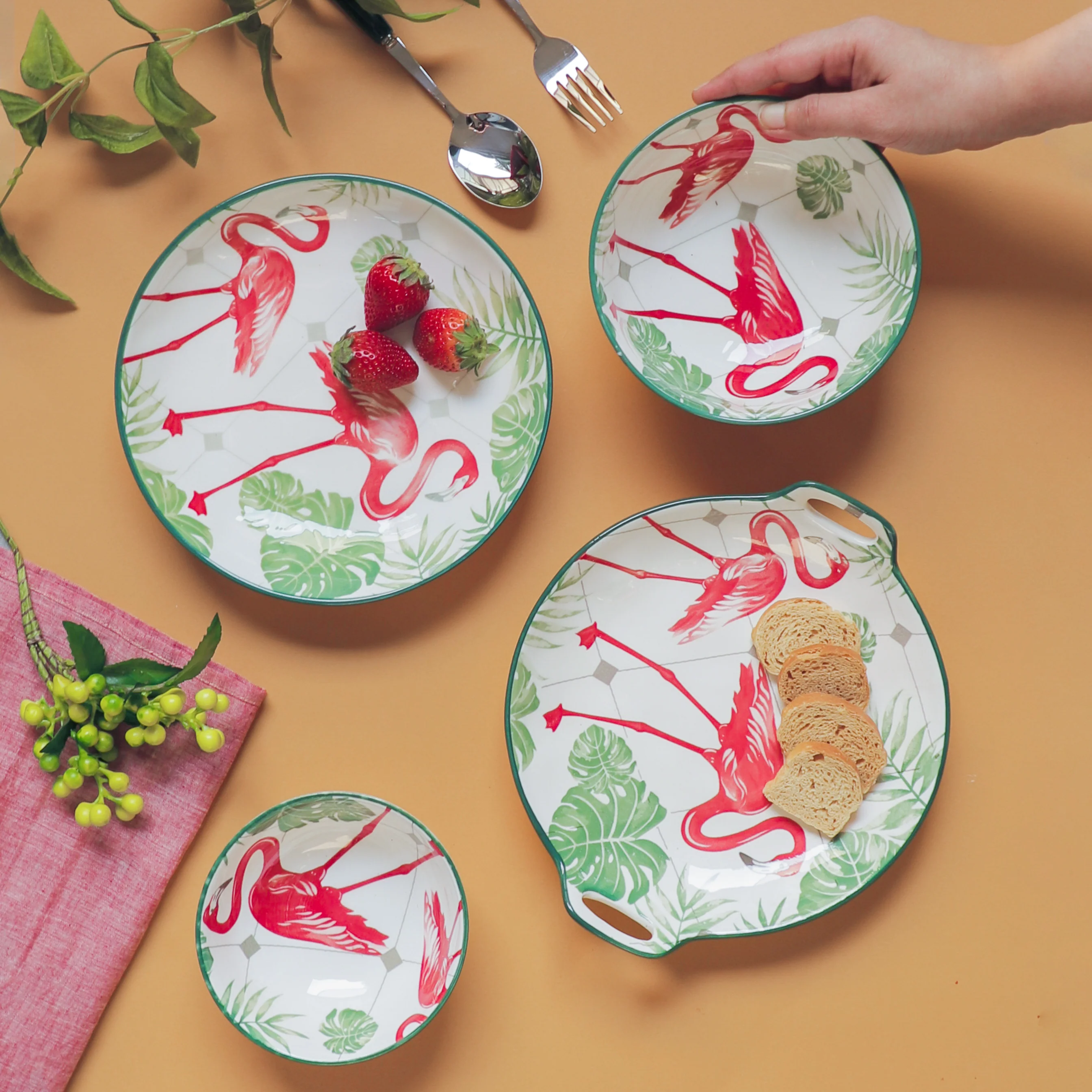 Flamingo Crockery Fiesta - Image 5