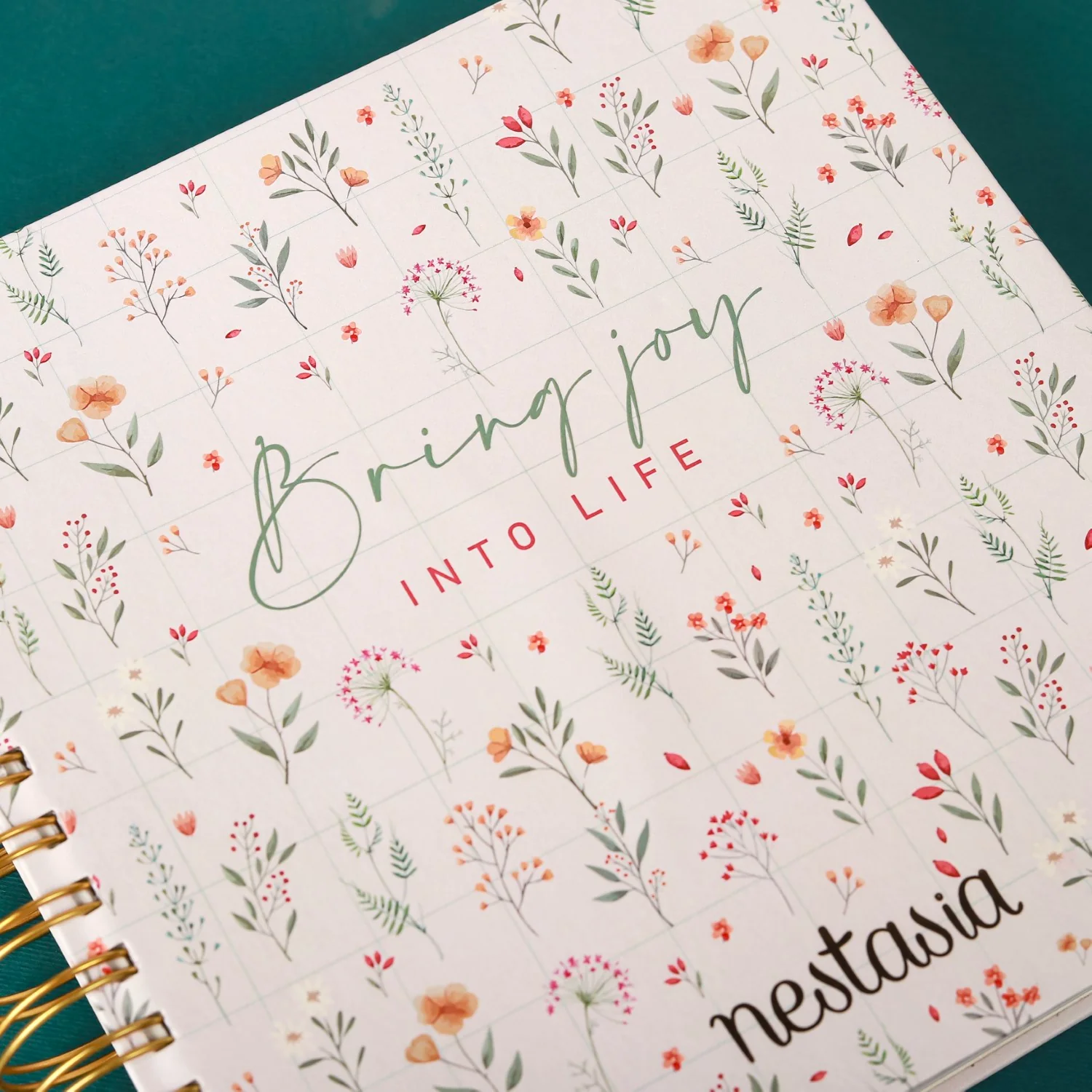 Floral Annual Undated Planner - Image 13