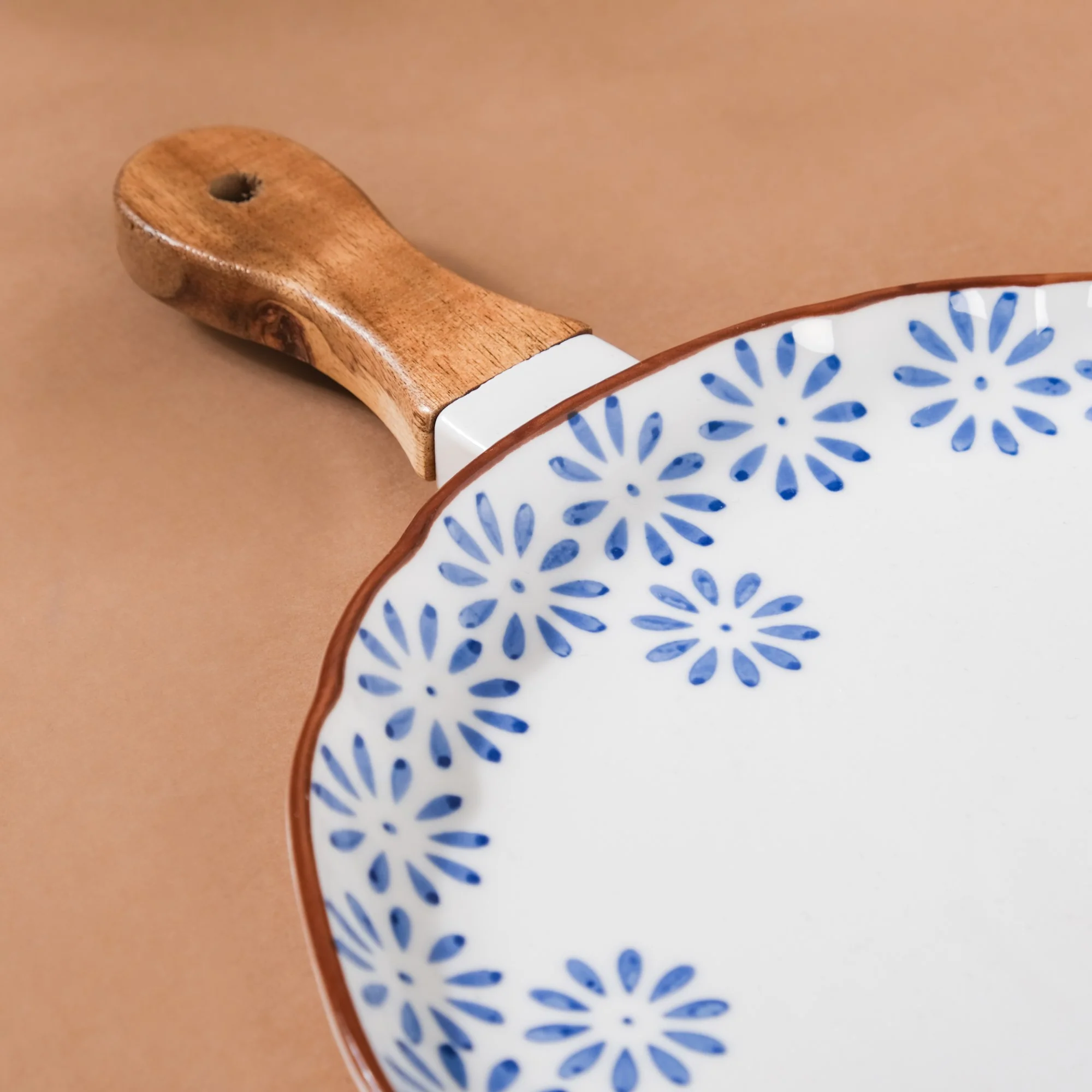 Floral Ceramic Pasta Plate - Image 8