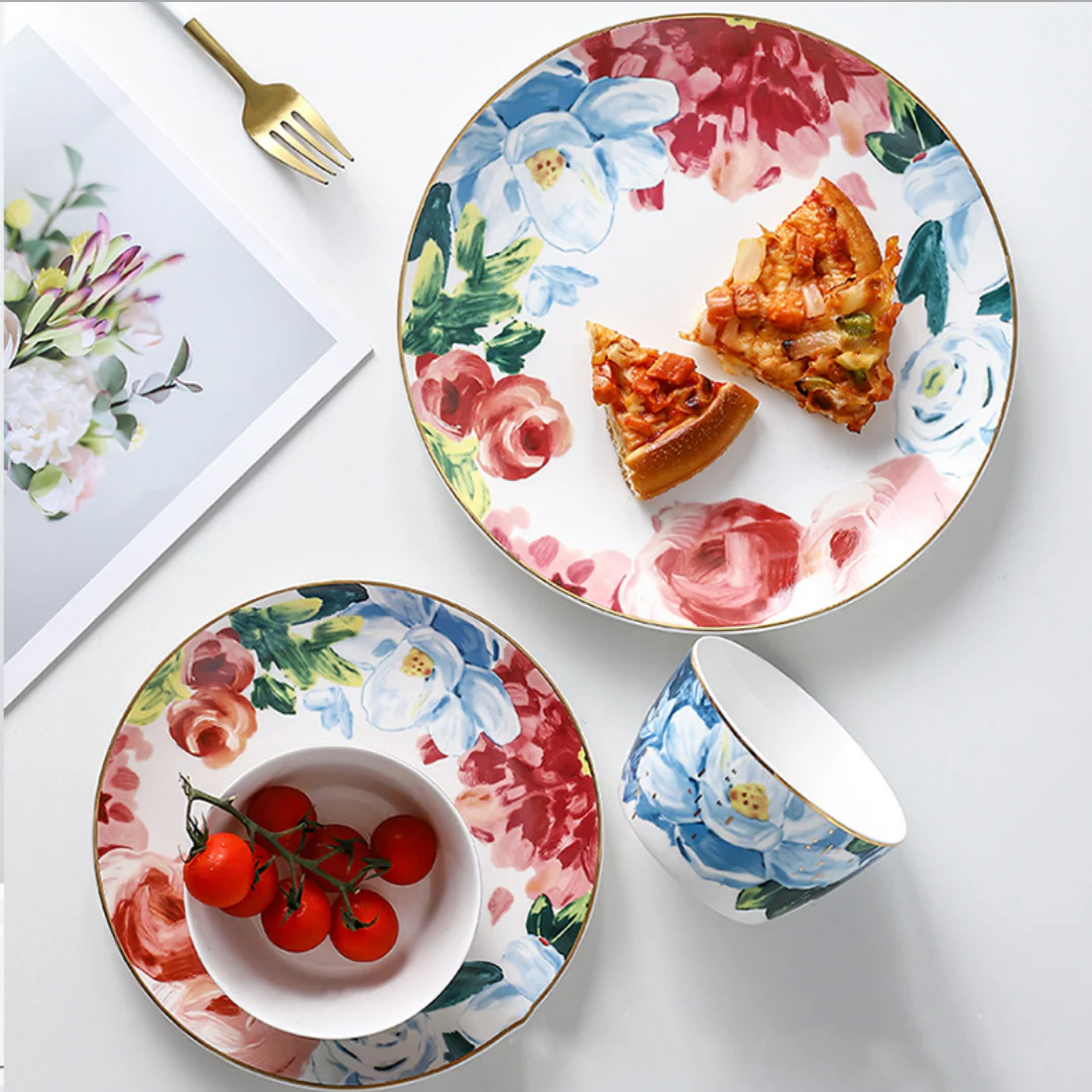 Floral Side Plate - Image 3