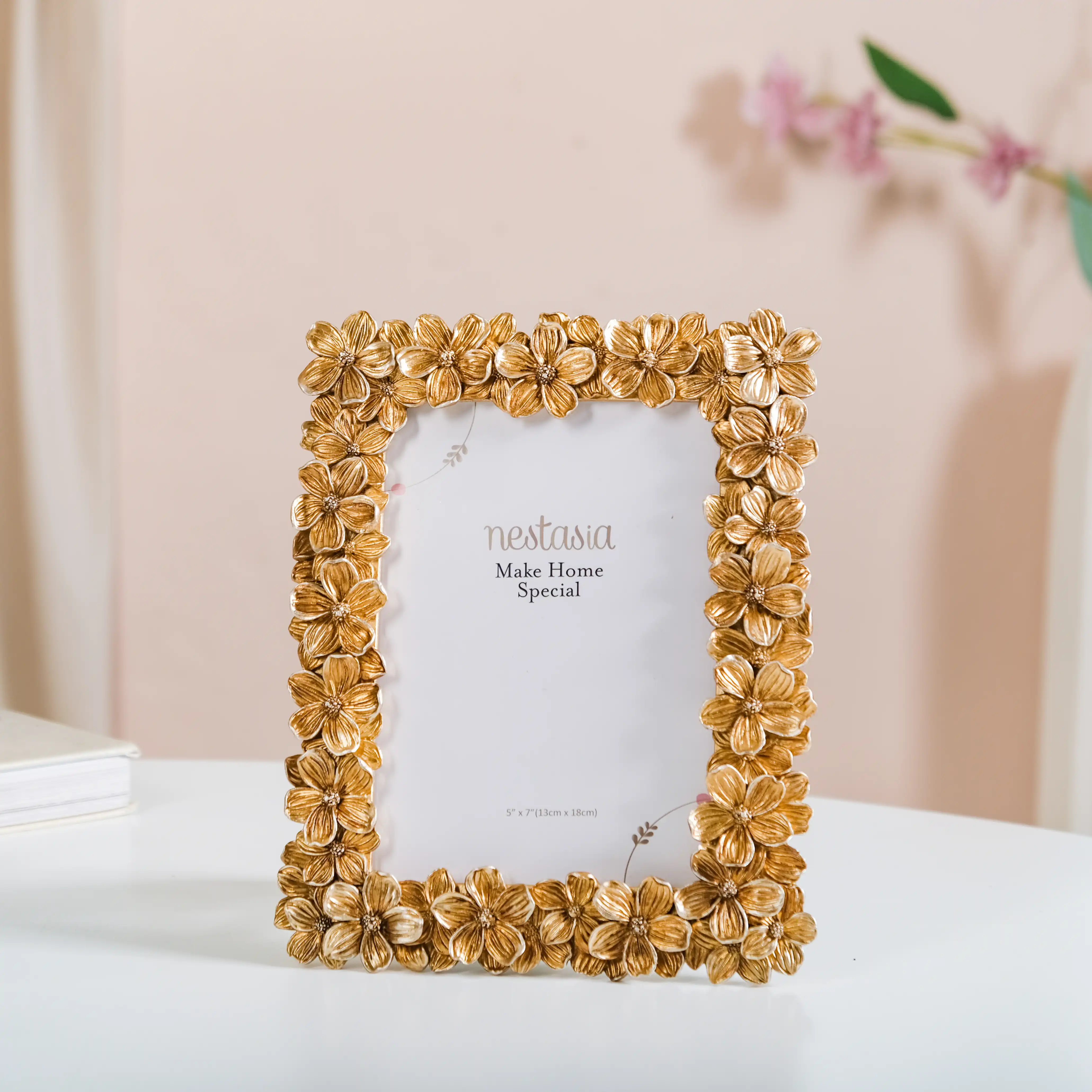 Floral Family Photo Frame Large 9.5"x7" - Image 2
