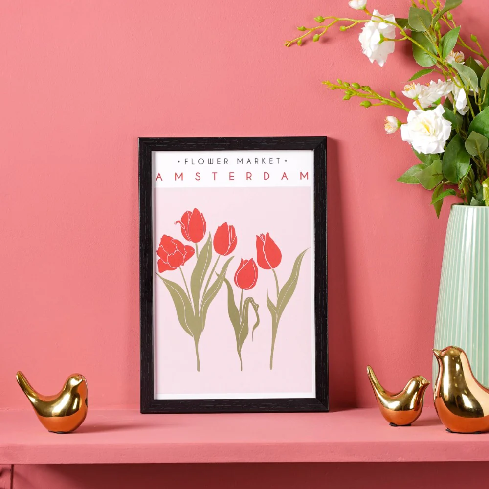 Floral Framed Wall Art Set Of 2 13x9 Inch - Image 4