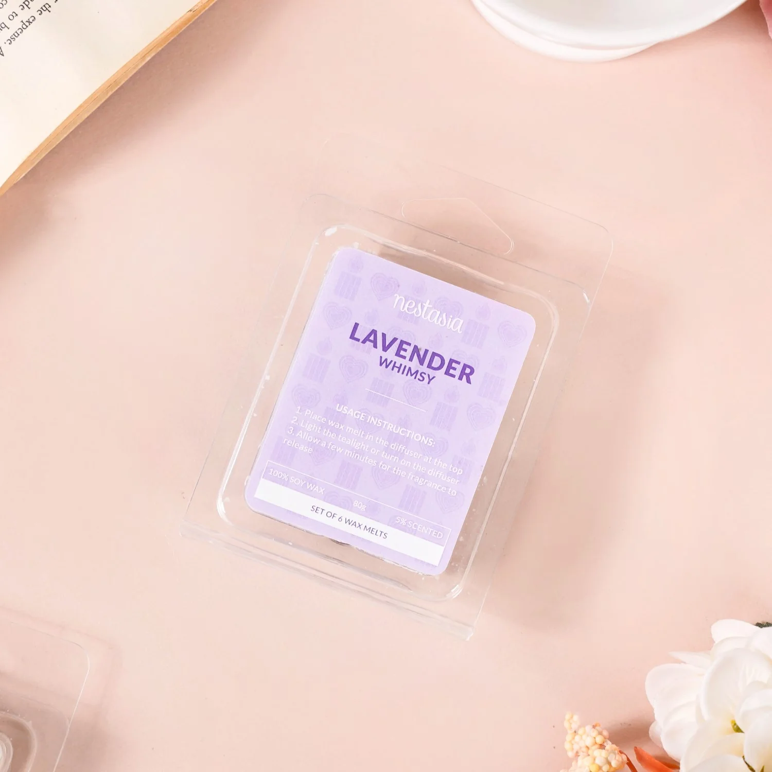 Floral Fusion Scented Wax Melts Set Of 4 - Image 8