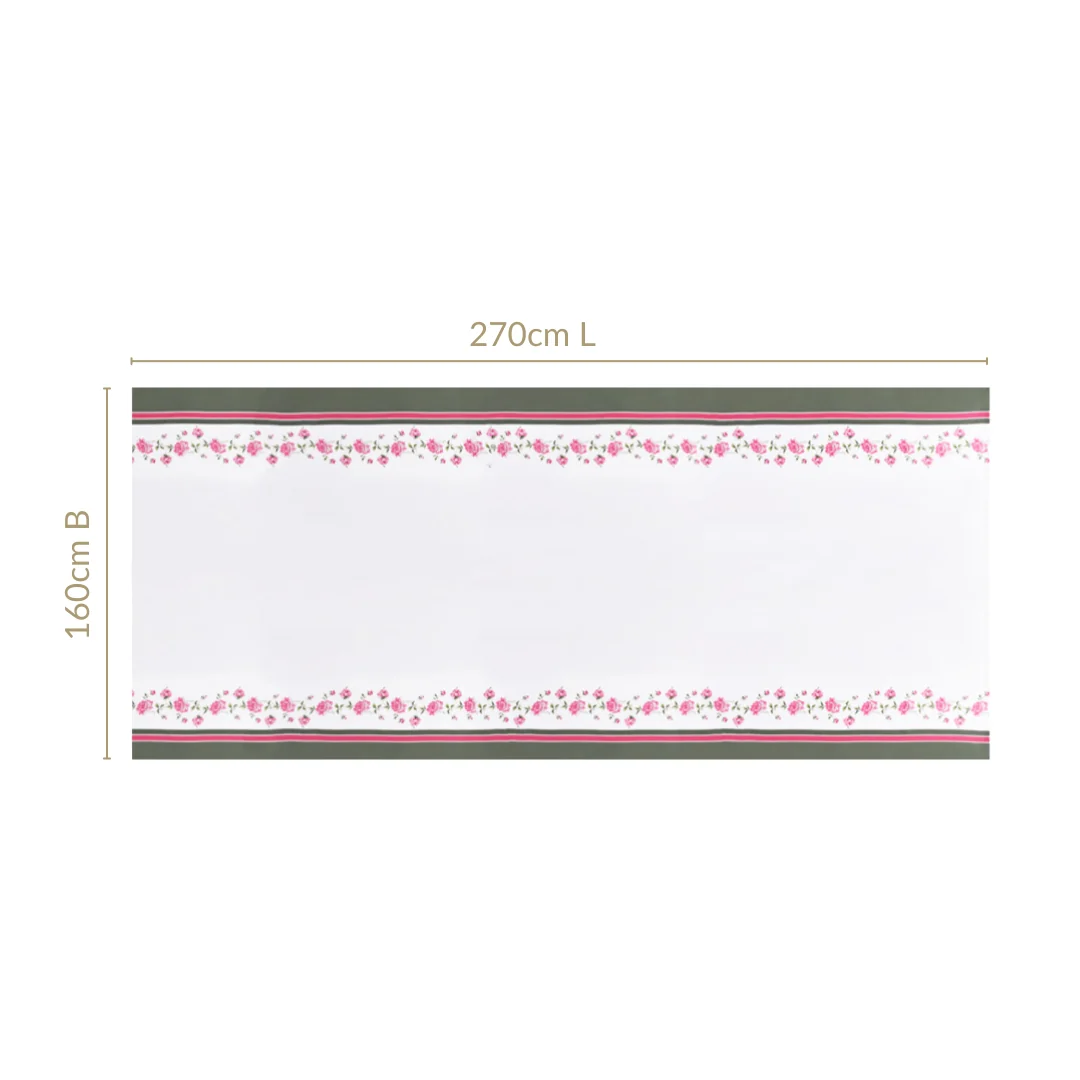 Floral Rouge Luxe 8 Seater Table Cloth 270x160cm - Image 3