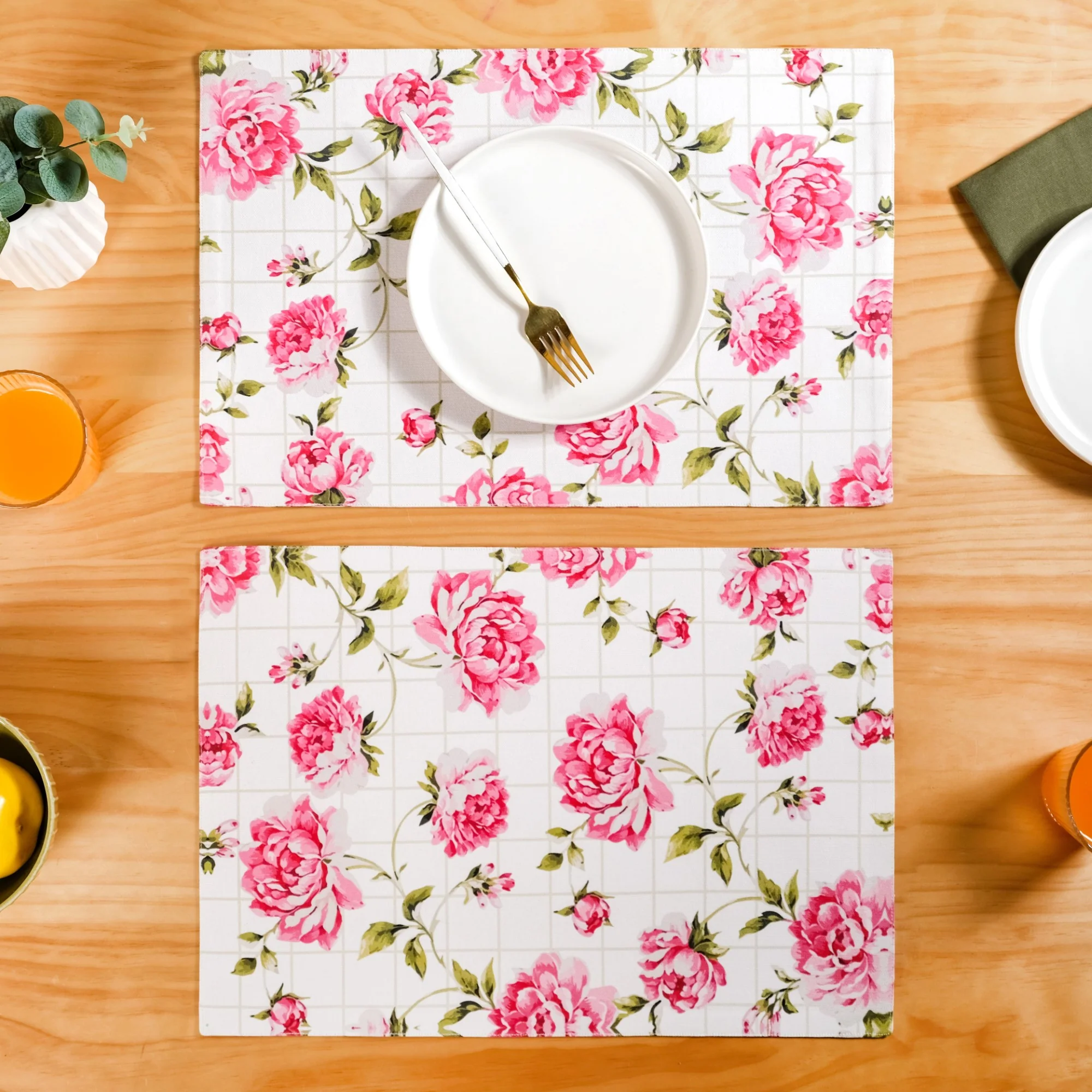 Floral Rouge Pure Cotton Table Mat Set Of 6 - Image 7