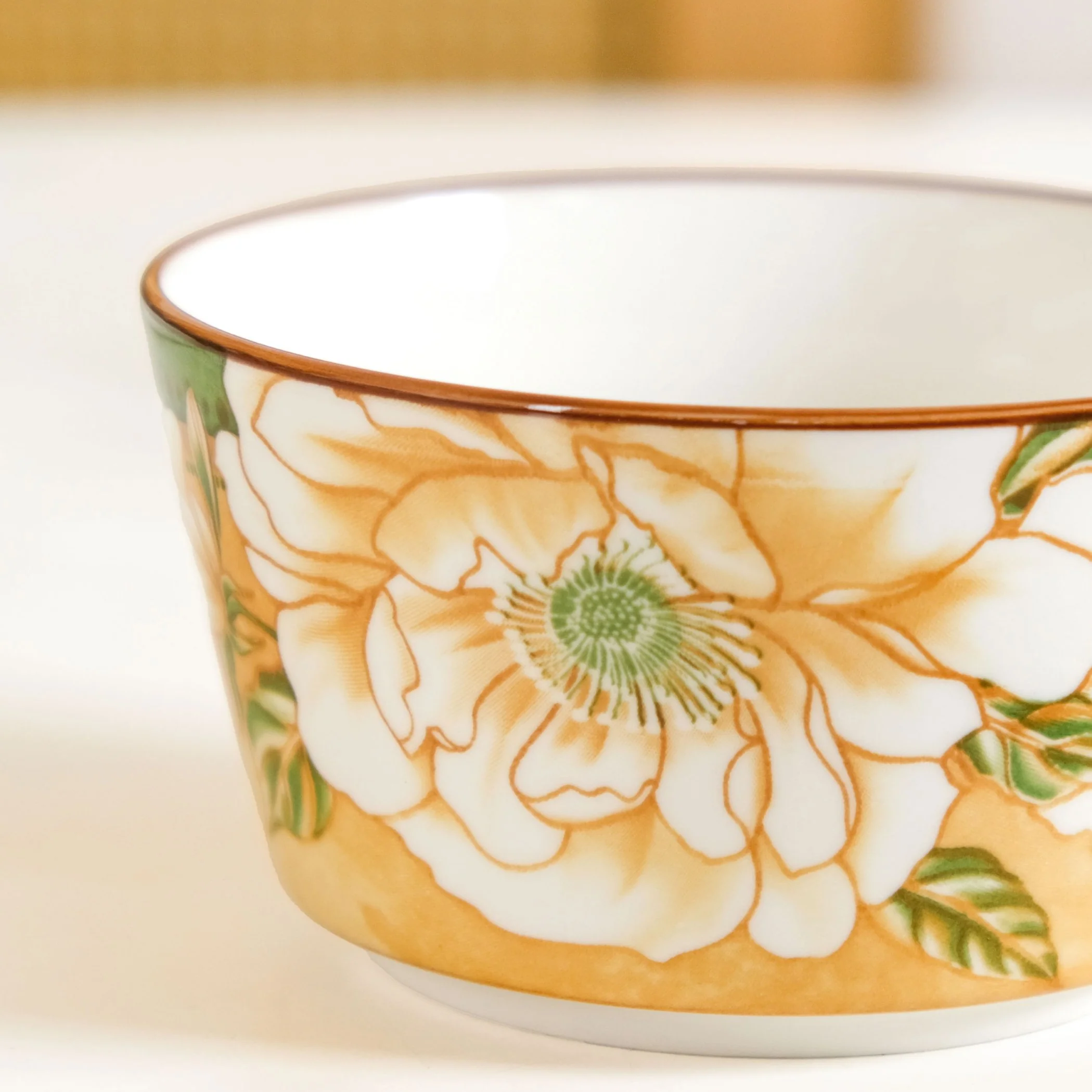 Floral Soup Bowl Set Of 4 With Spoons 370ml - Image 7