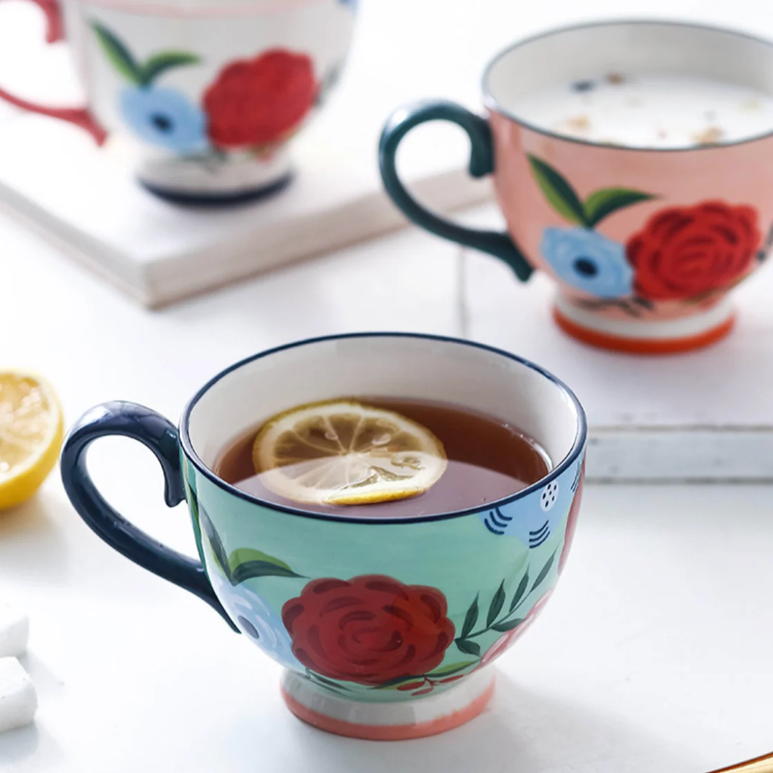 Floral Tea Cups - Image 2