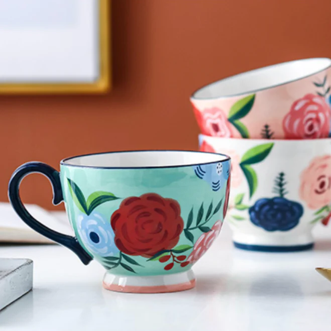 Floral Tea Cups - Image 7