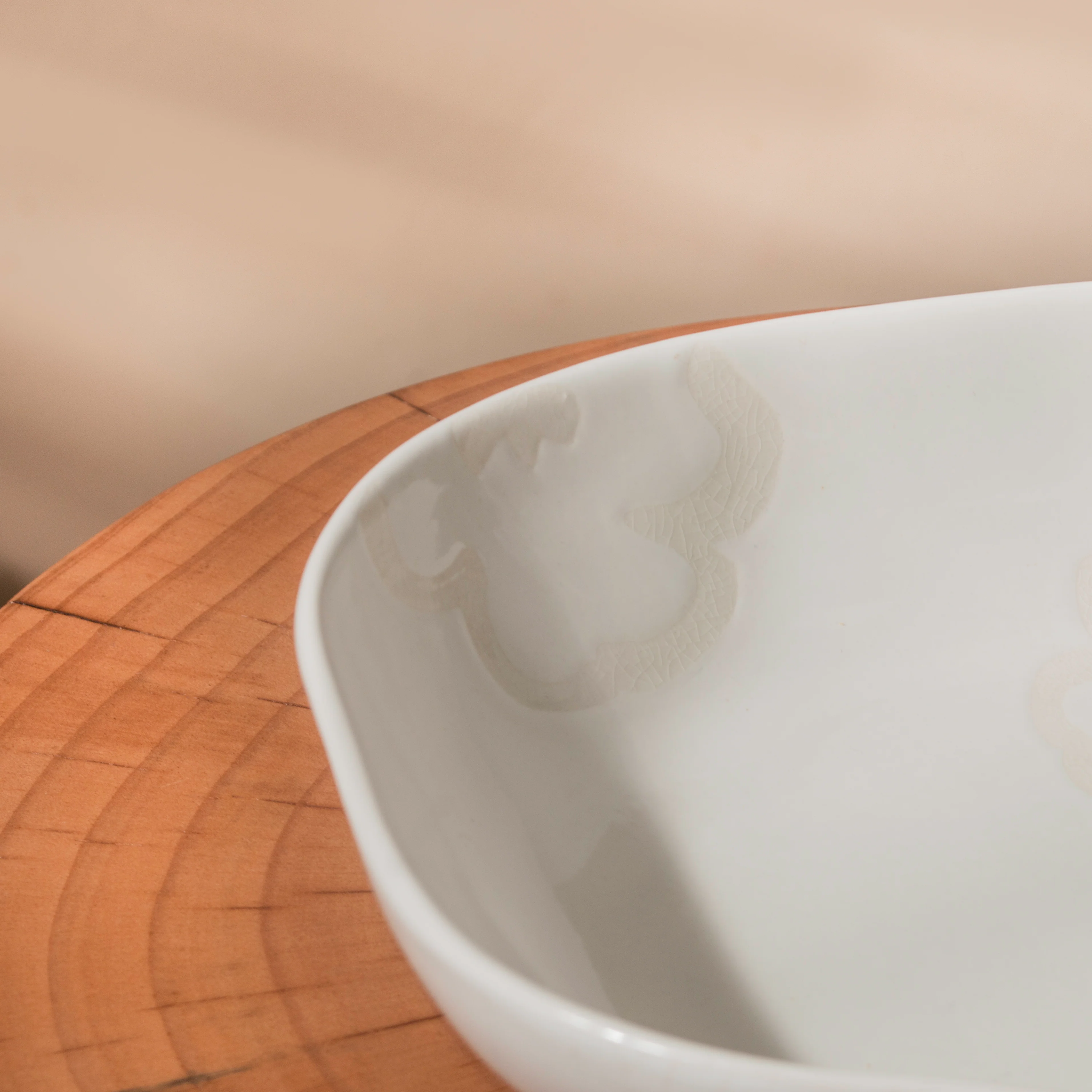 Floral White Serving Bowl 8 Inch 550 ml - Image 8