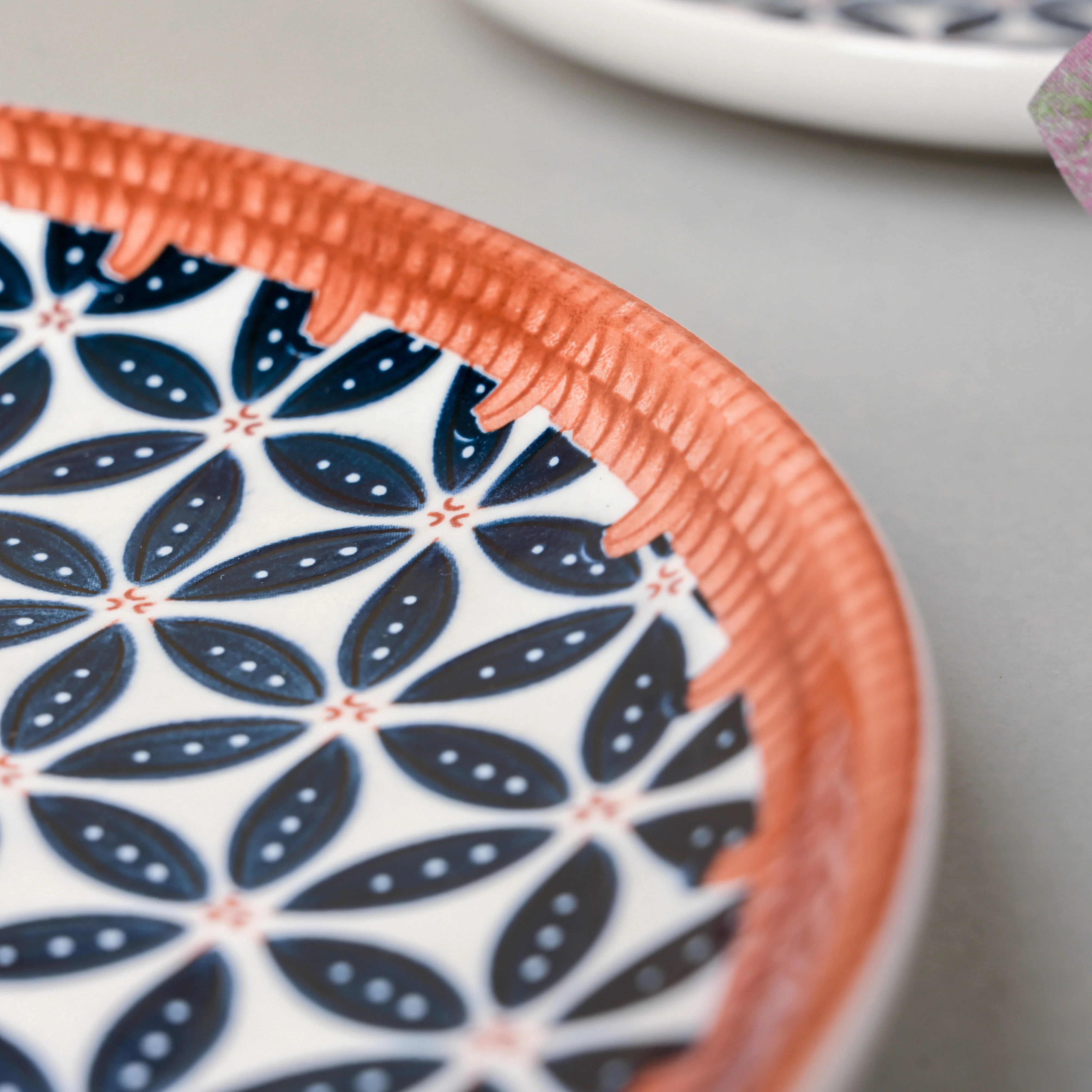 Floret Ceramic Dinner Plate 10 Inch - Image 4