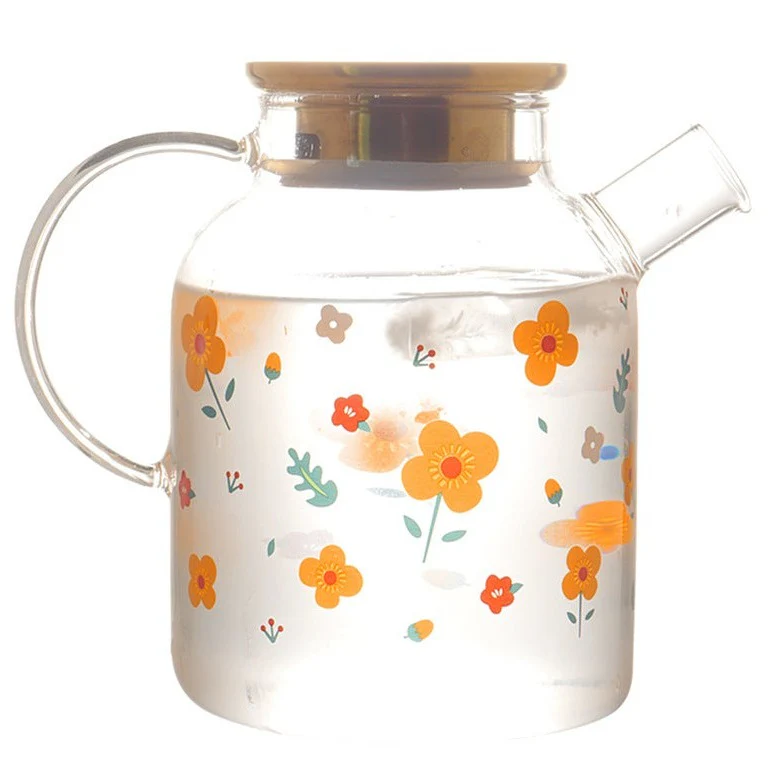 Florid Glass Teapot Large - Image 17