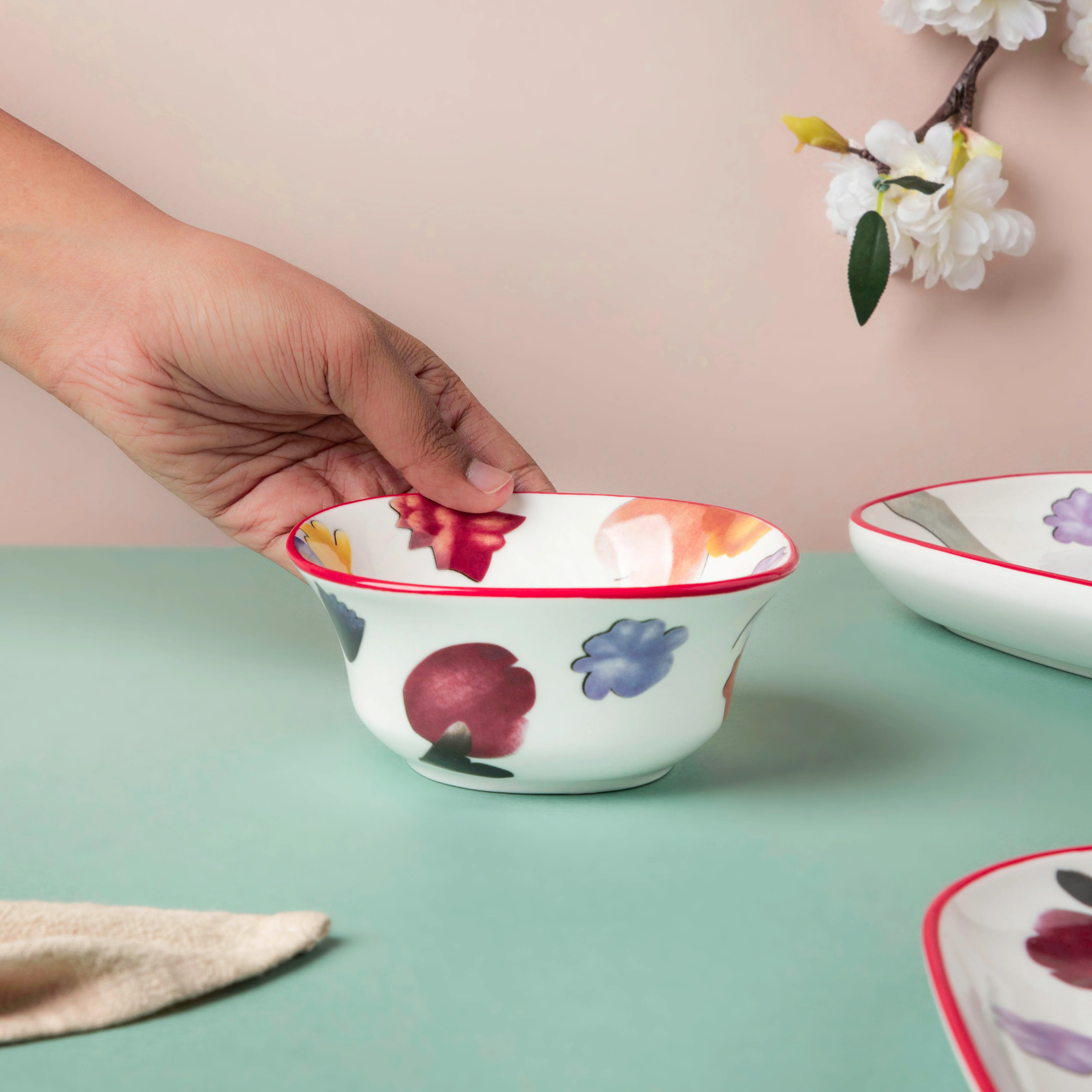 Florista White Soup Bowl - Image 3