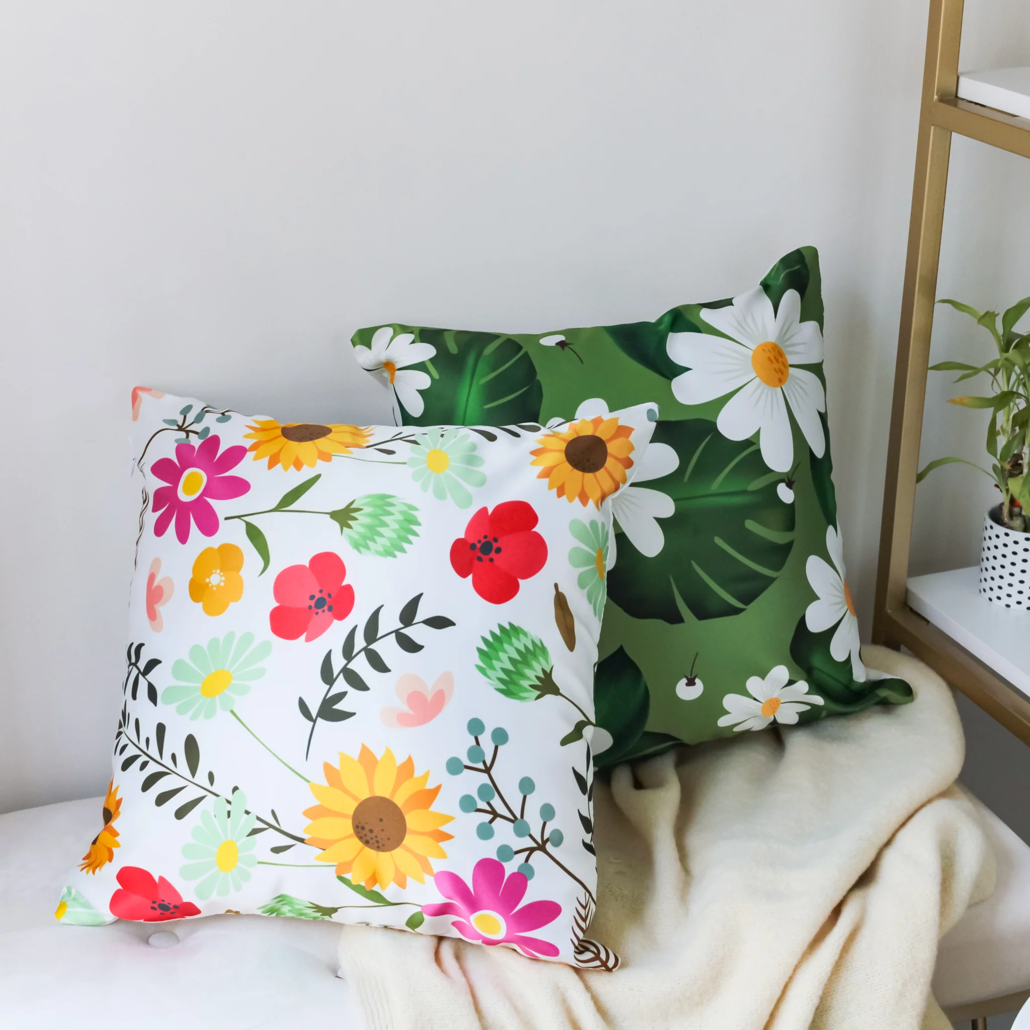 Flower Design Cushion Cover - Image 10