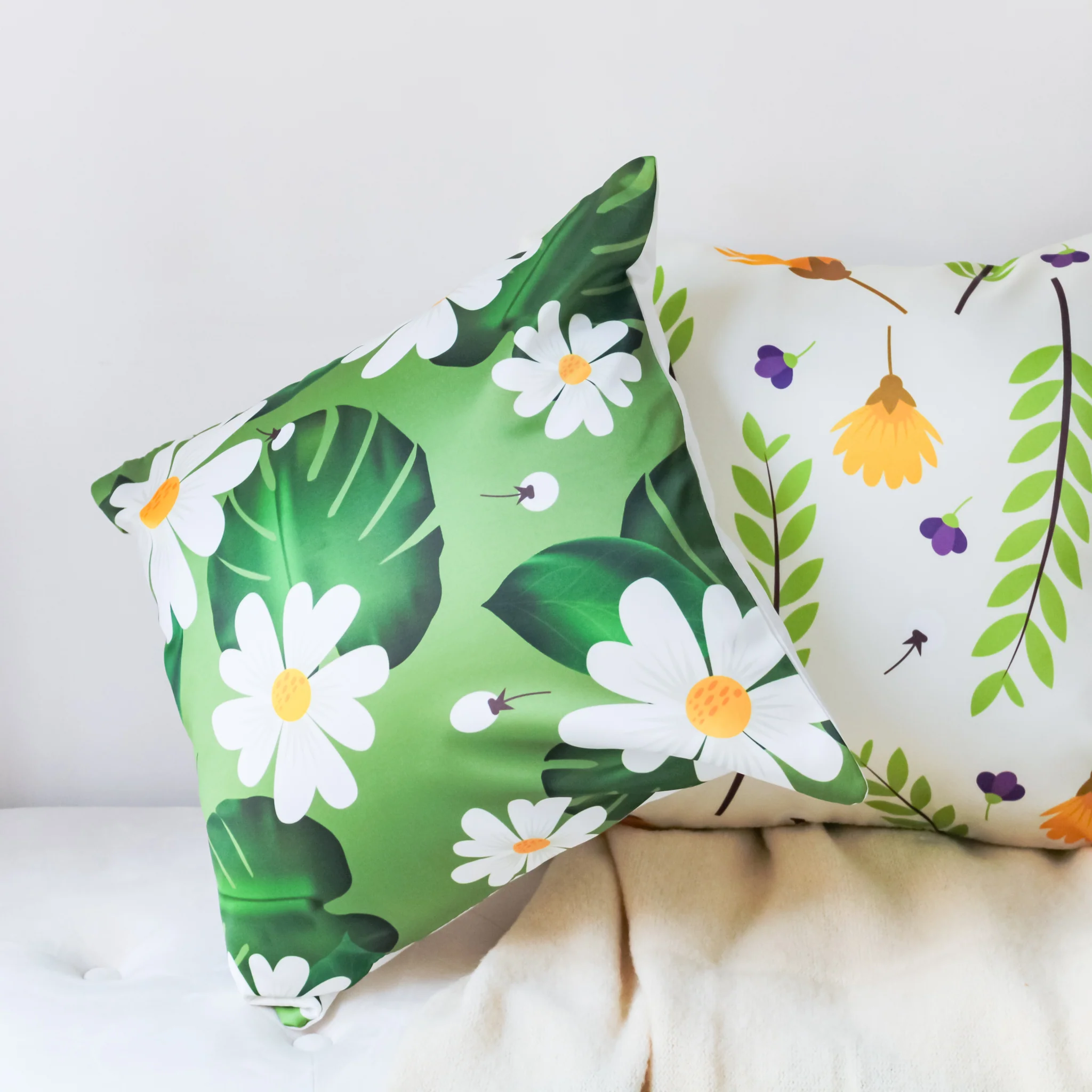 Flower Design Cushion Cover - Image 12