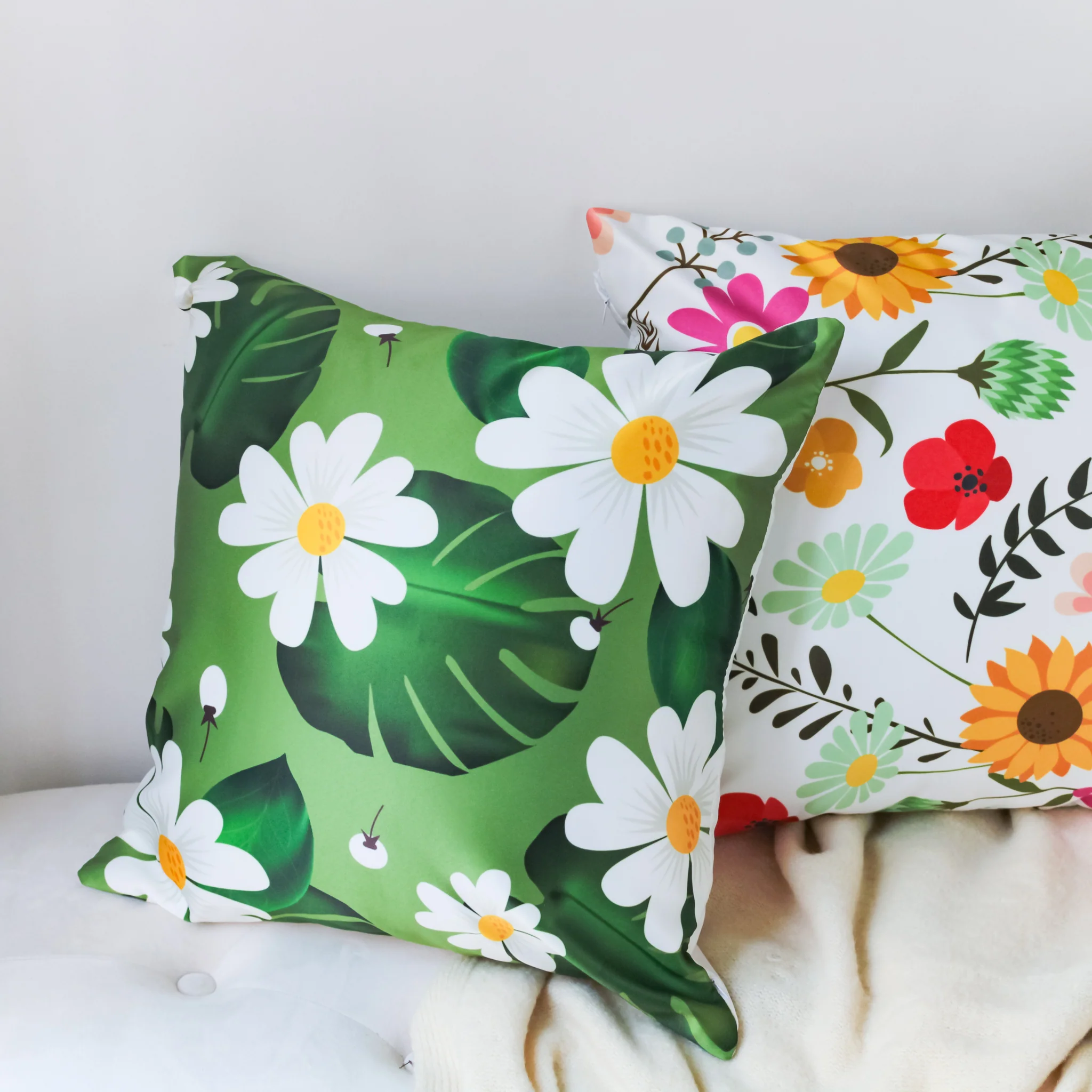 Flower Design Cushion Cover - Image 9