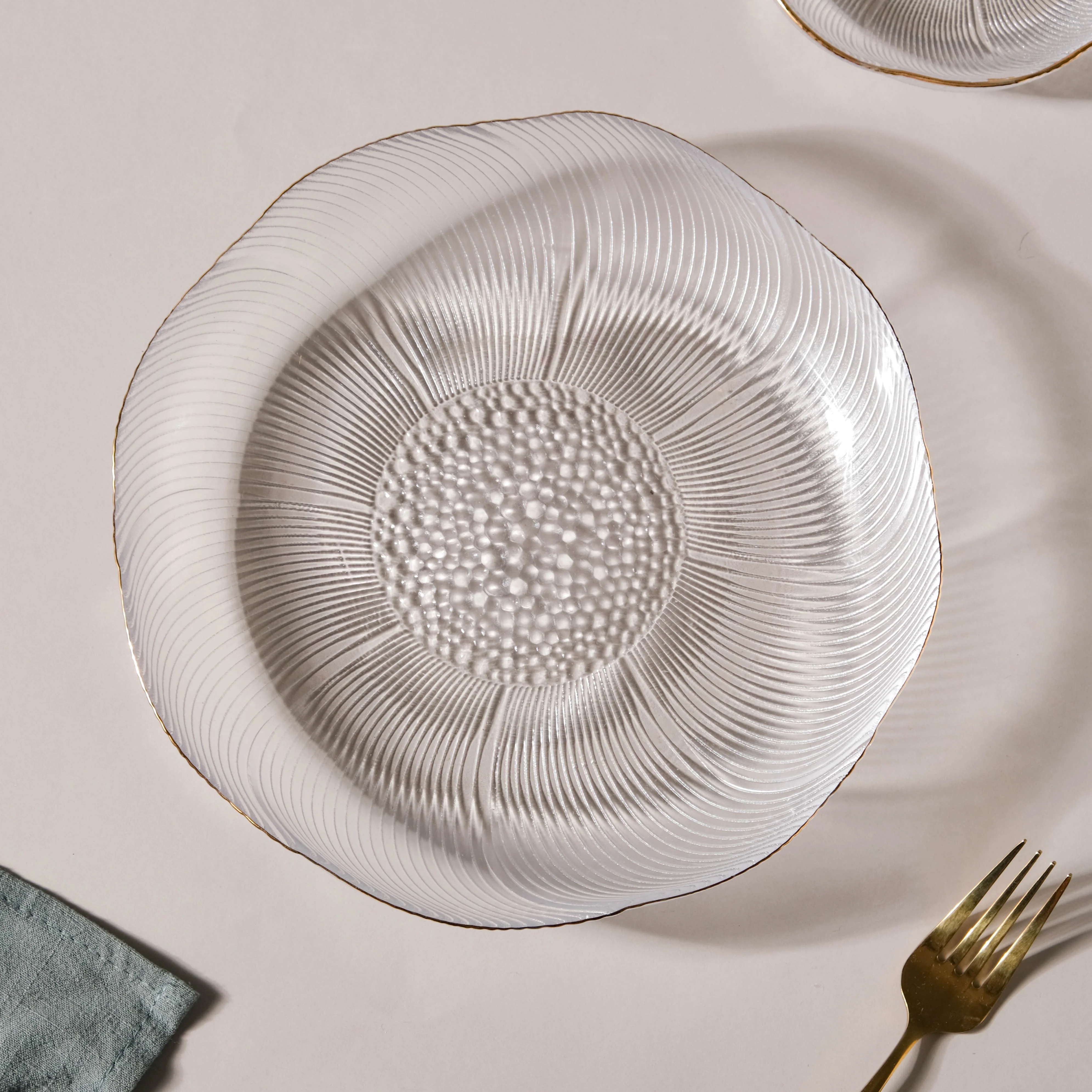 Flower Glass Pasta Plate - Image 3
