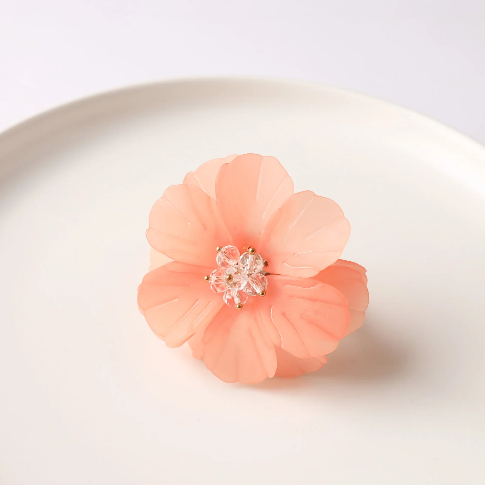 Flower Napkin Holder Peach - Image 4