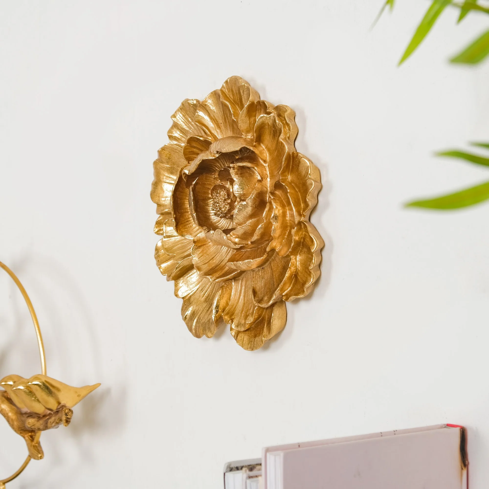 Flower Wall Decor Gold - Image 9