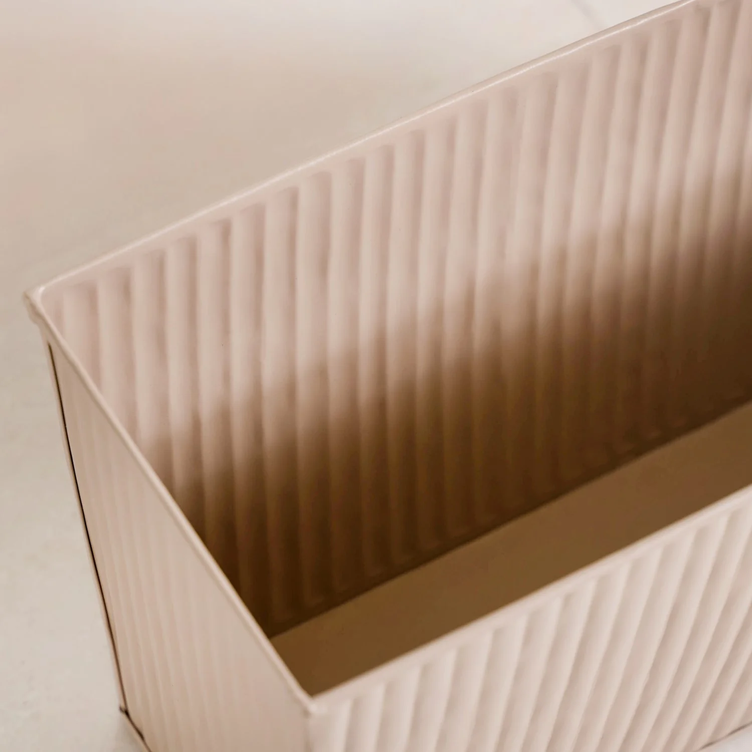 Fluted Balcony Planter Box Taupe - Image 5