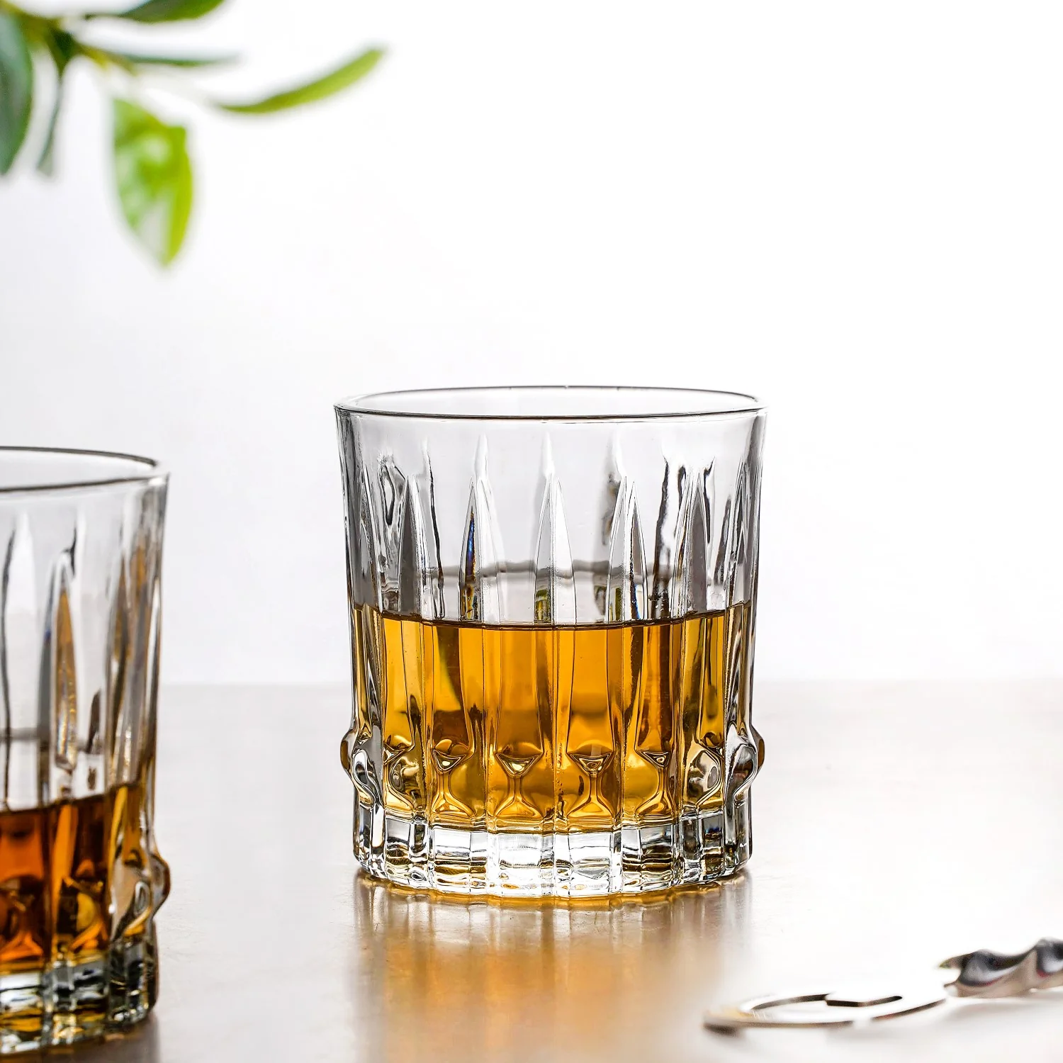 Fluted Jewel Premium Scotch Glass Large Set Of 6 310ml