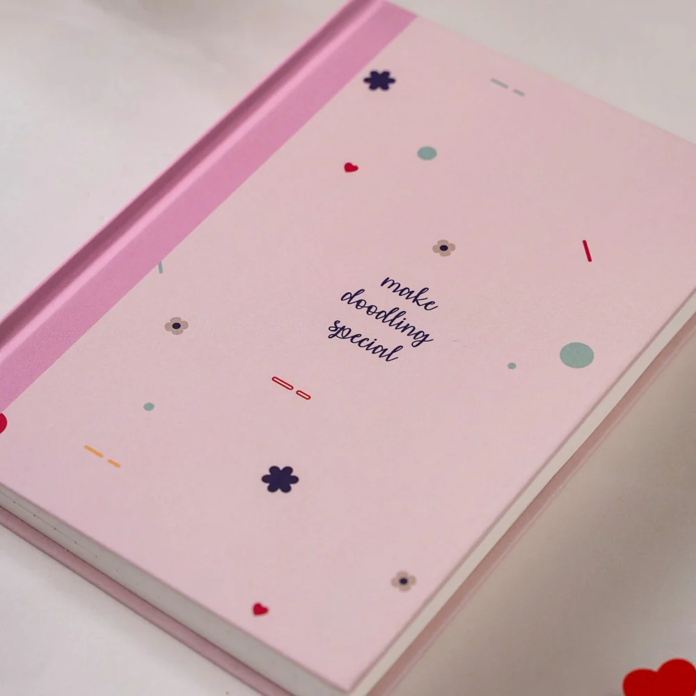 Focused And Fabulous Hardbound Doodle Diary Pink 8.2 X 5.9 Inch - Image 8