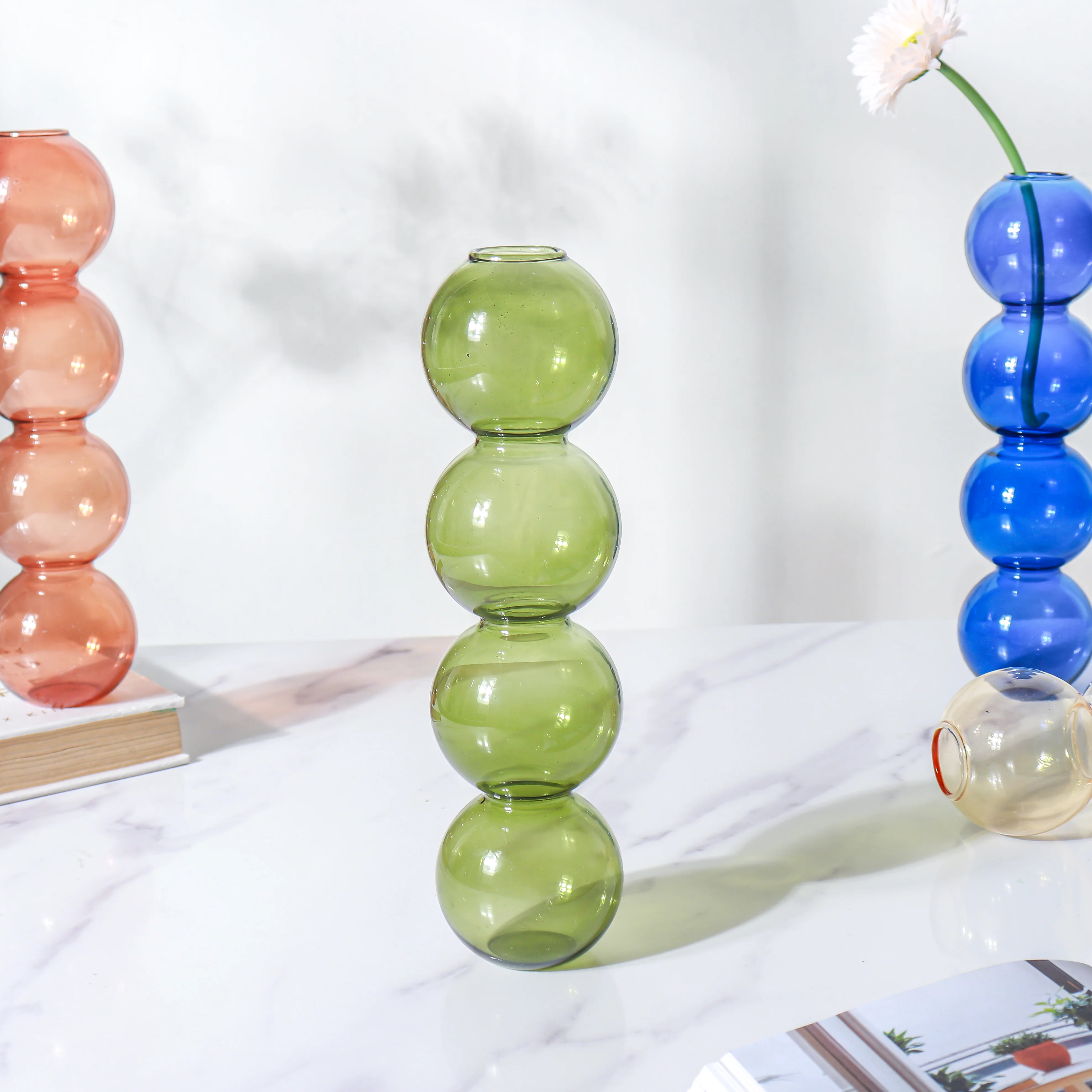 Four Bubbles Glass Vase - Image 14