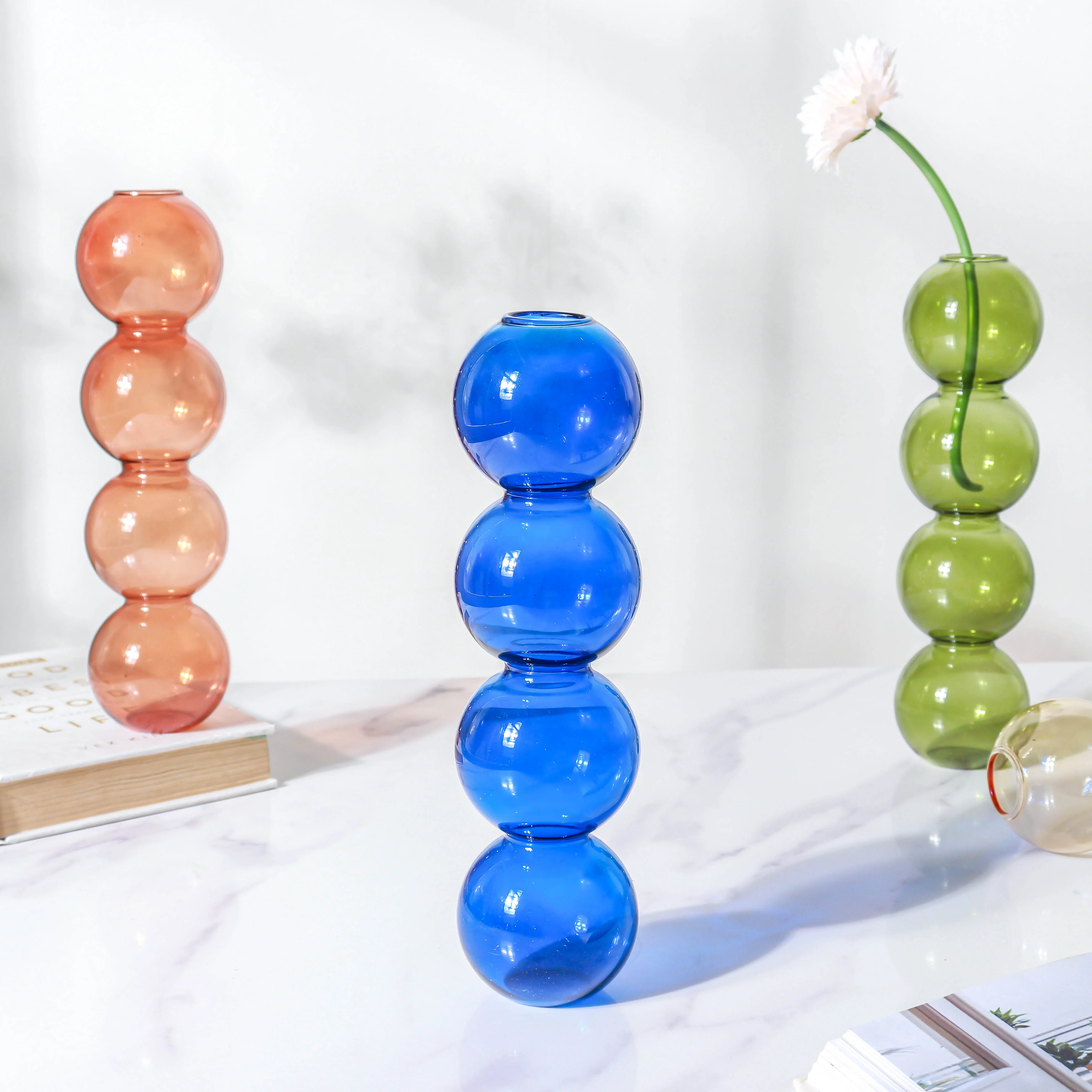 Four Bubbles Glass Vase - Image 26