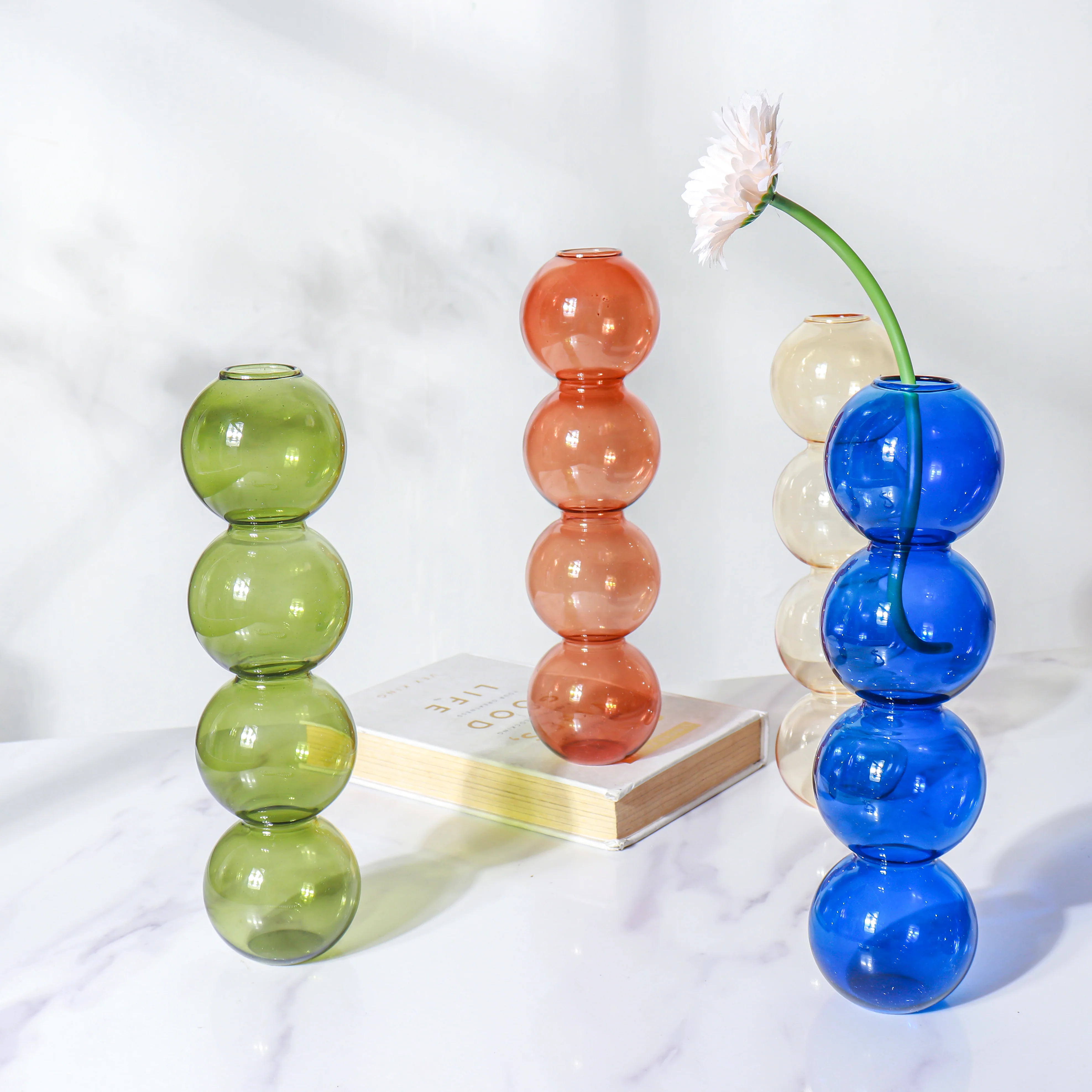Four Bubbles Glass Vase - Image 8