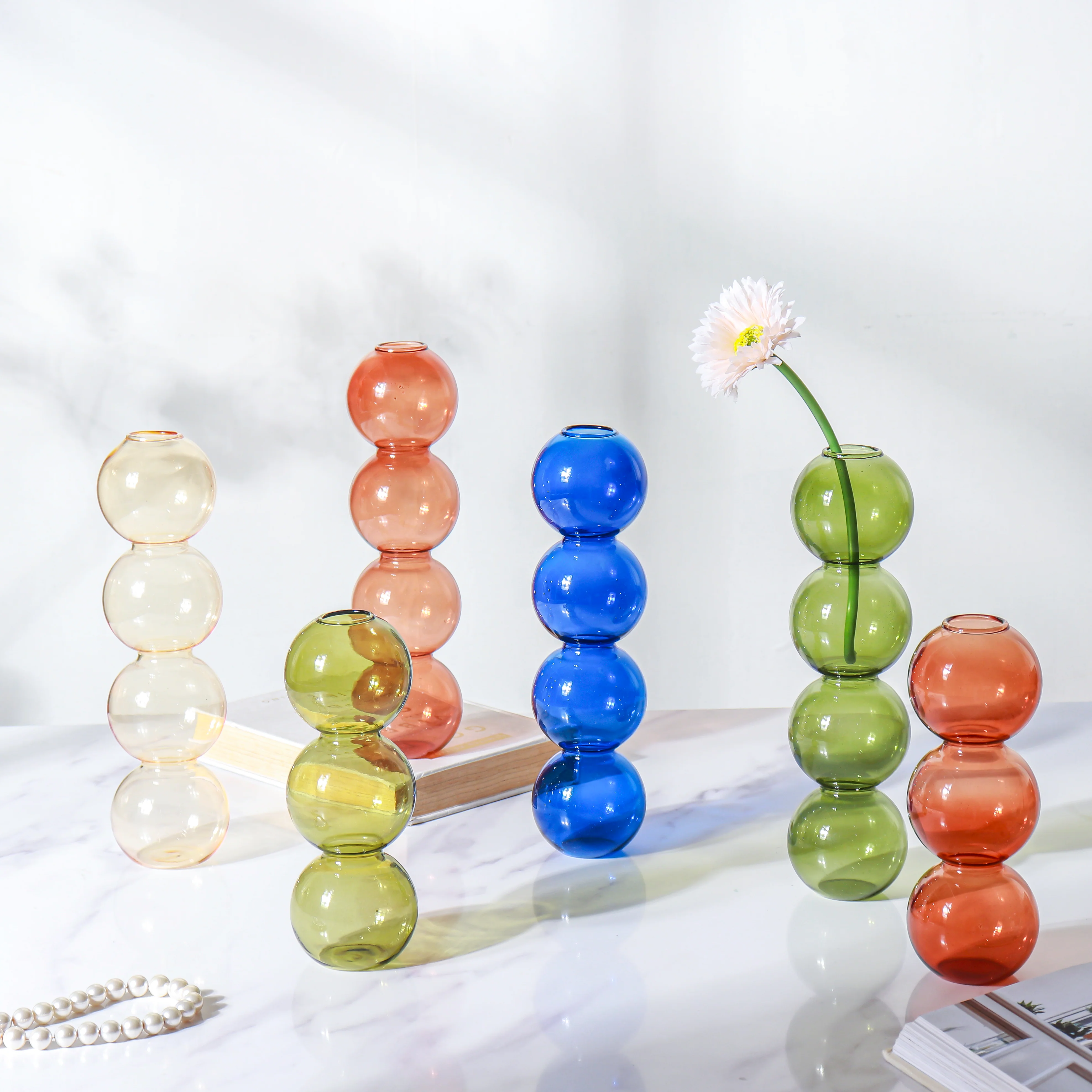 Four Bubbles Glass Vase - Image 9