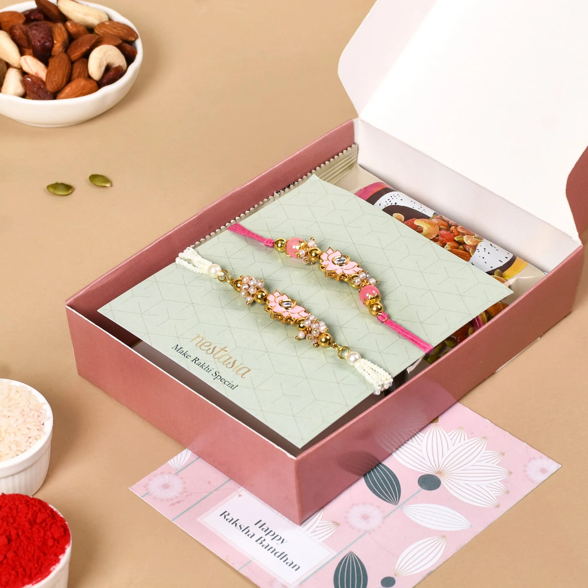 Fragrance Supreme Rakhi Hamper For Couple - Image 7