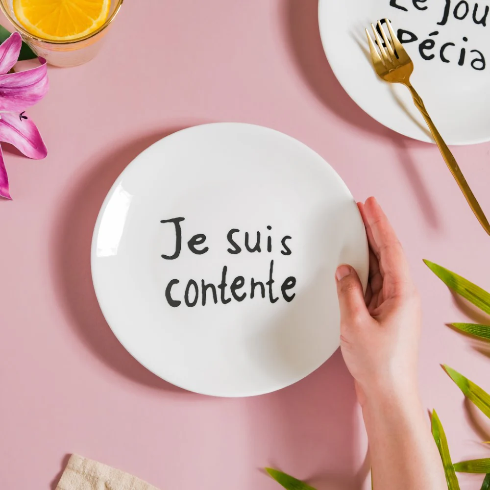 French Plates Set of 4 - Image 4
