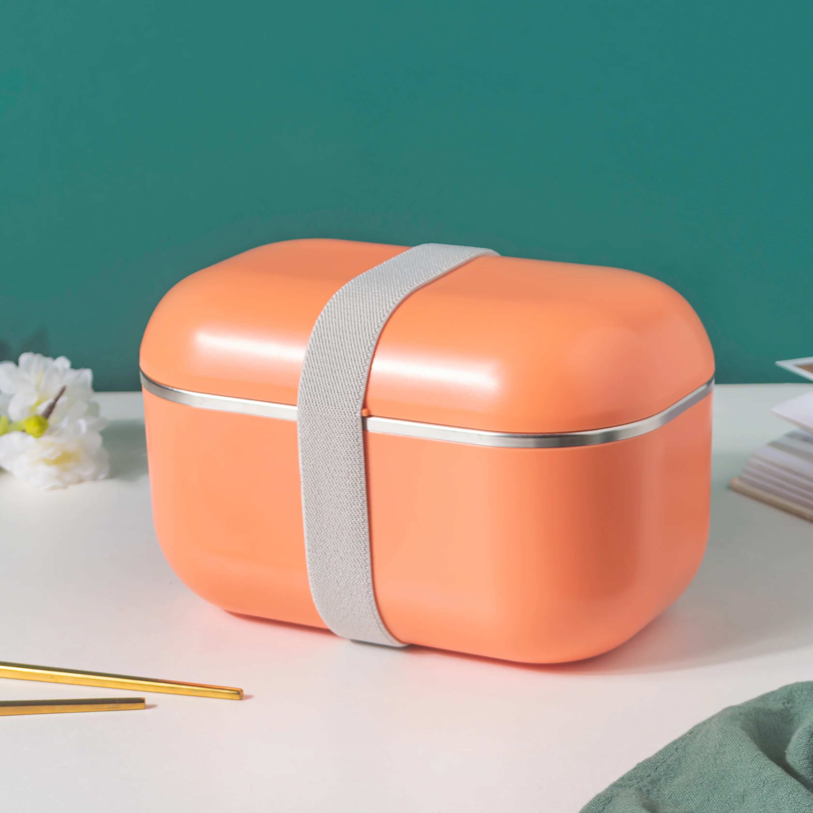 Fresh Meal Electric Hot Lunch Box Orange - Image 3