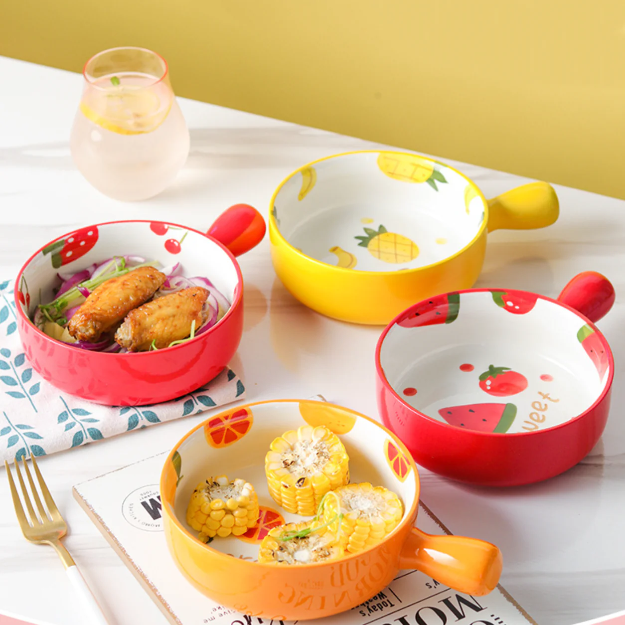 Fruit Dish With Handle - Image 13