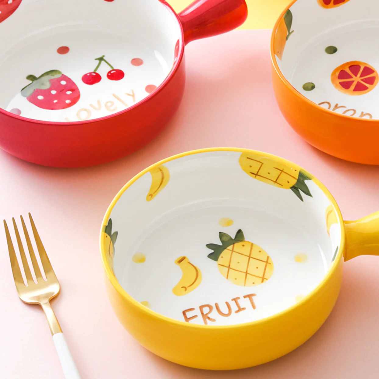 Fruit Dish With Handle - Image 14