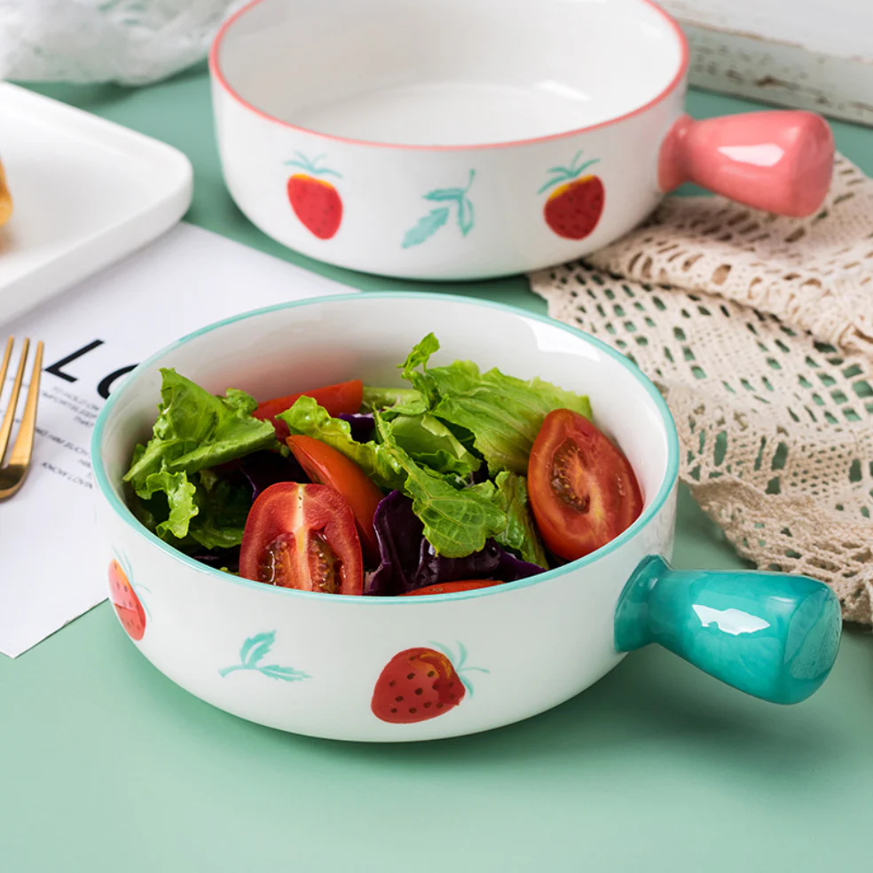 Fruit Printed Bowl - Image 3