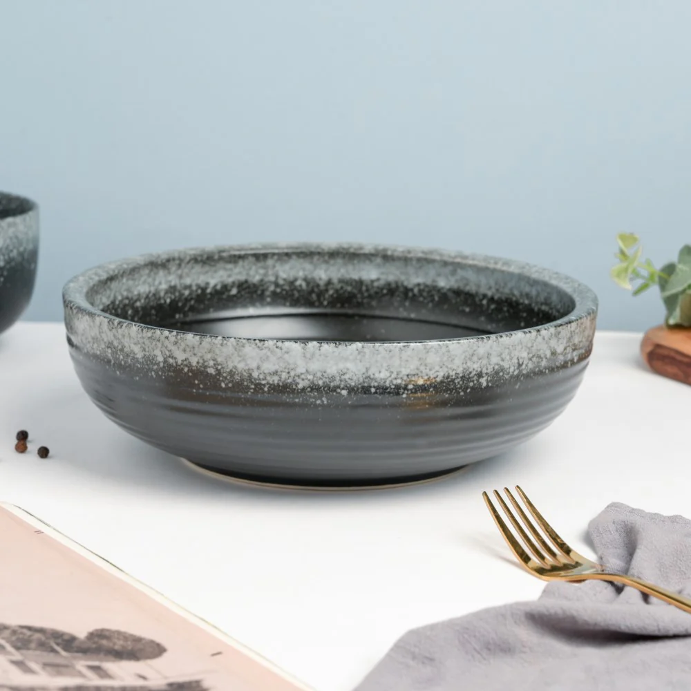 Galaxy Stone Pottery Serving Bowl 9 Inch 1700 ml - Image 6