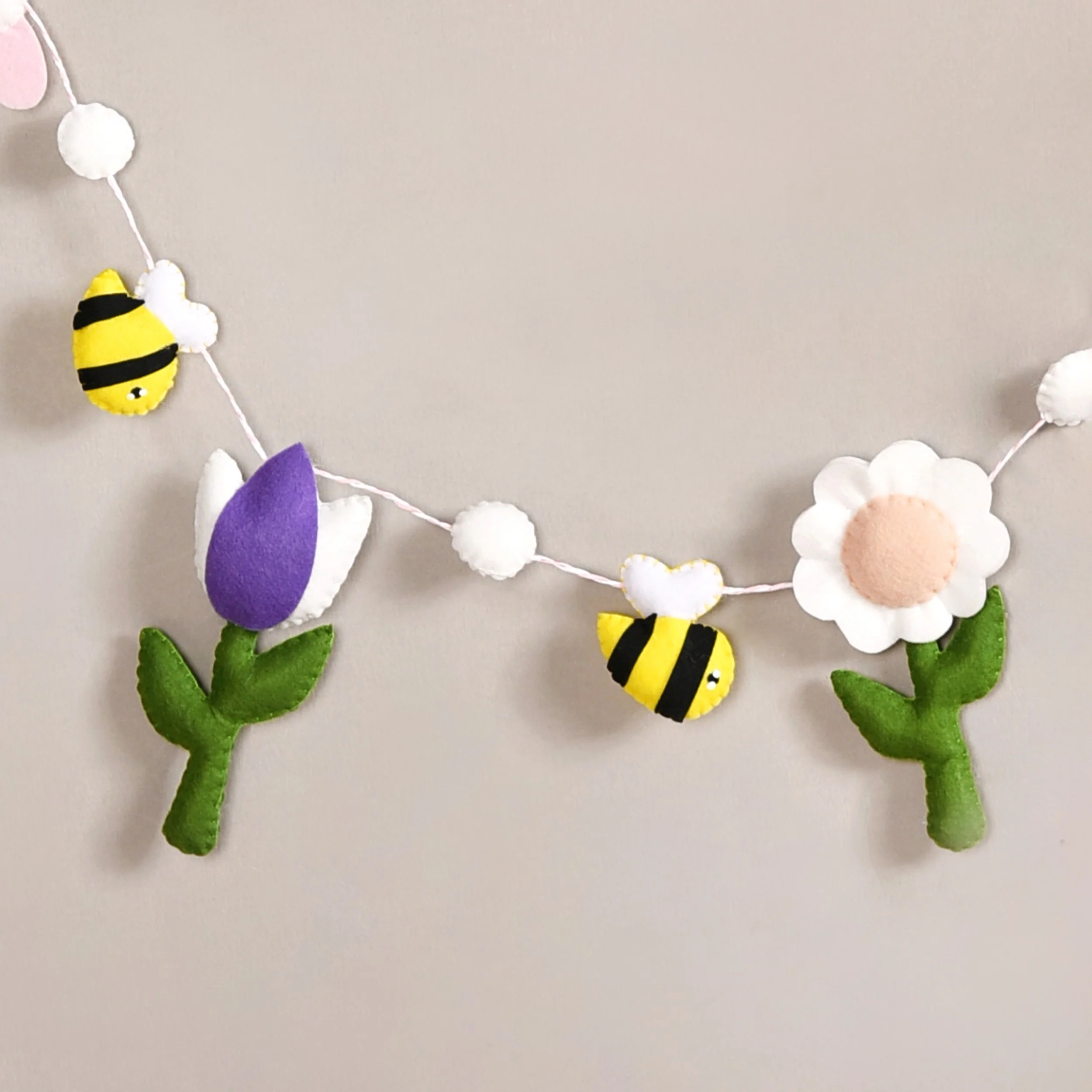 Garden Theme Bunting Wall Hanging For Nursery Room - Image 3