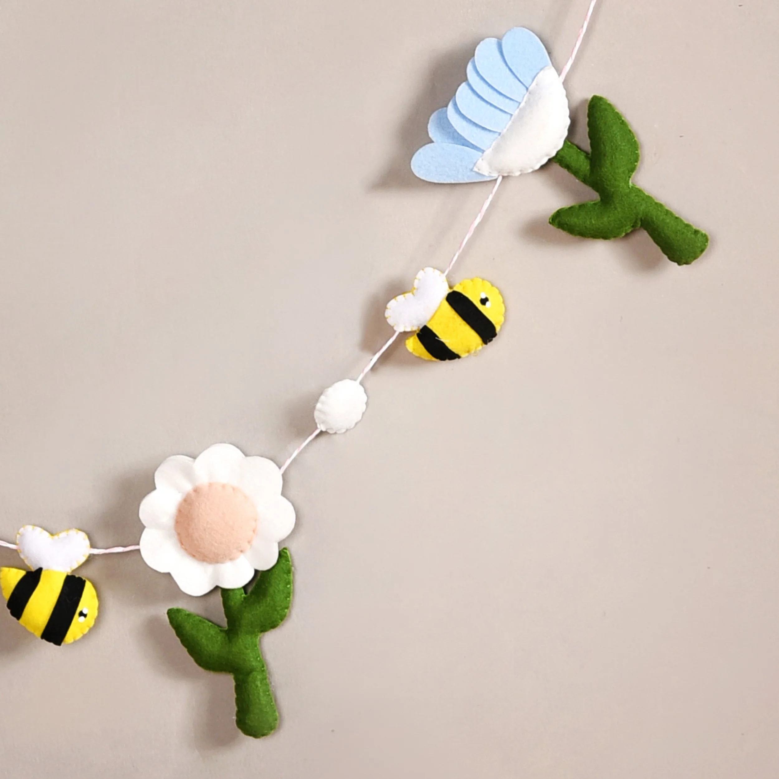 Garden Theme Bunting Wall Hanging For Nursery Room - Image 6